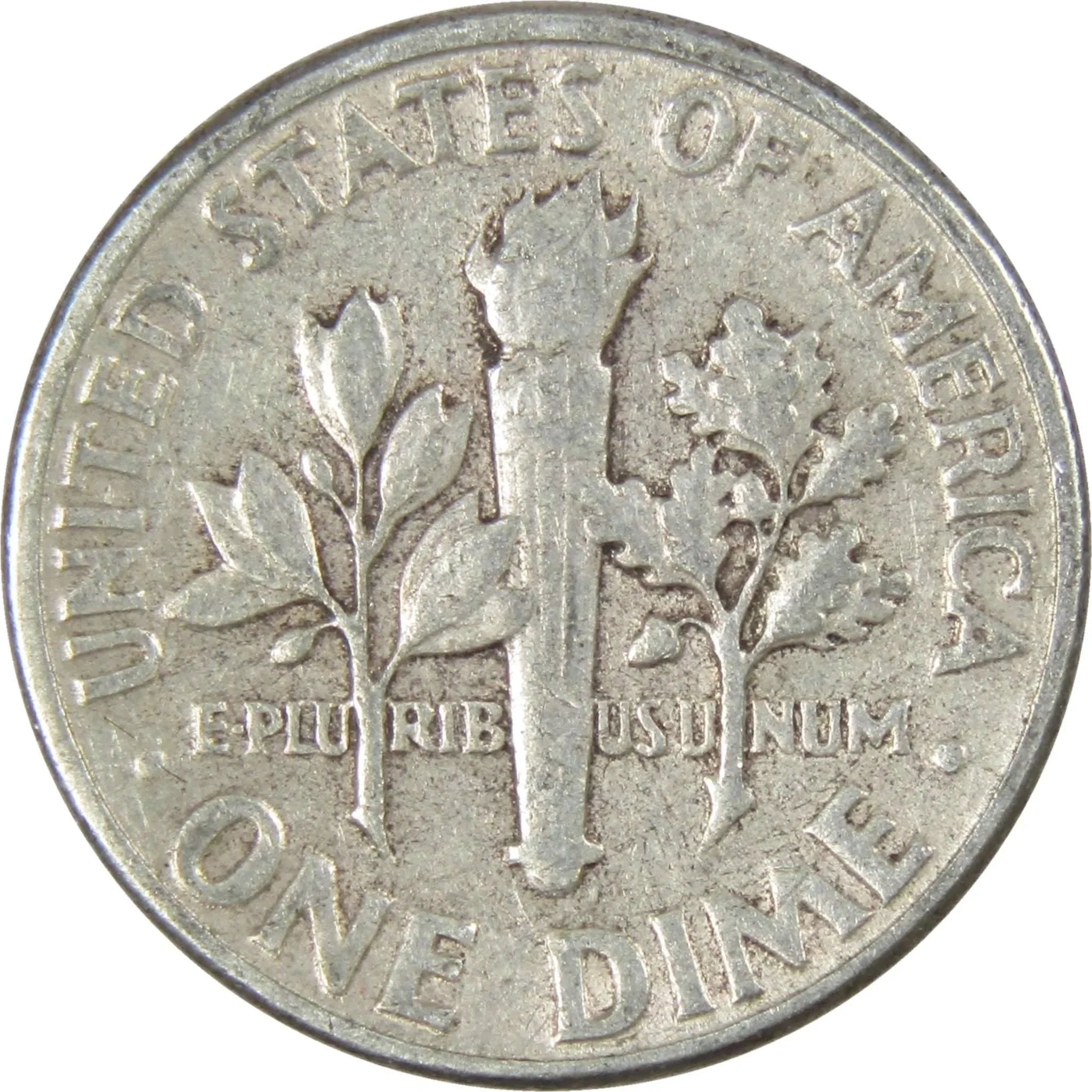 1958 Roosevelt Dime AG About Good 90% Silver 10c US Coin Collectible