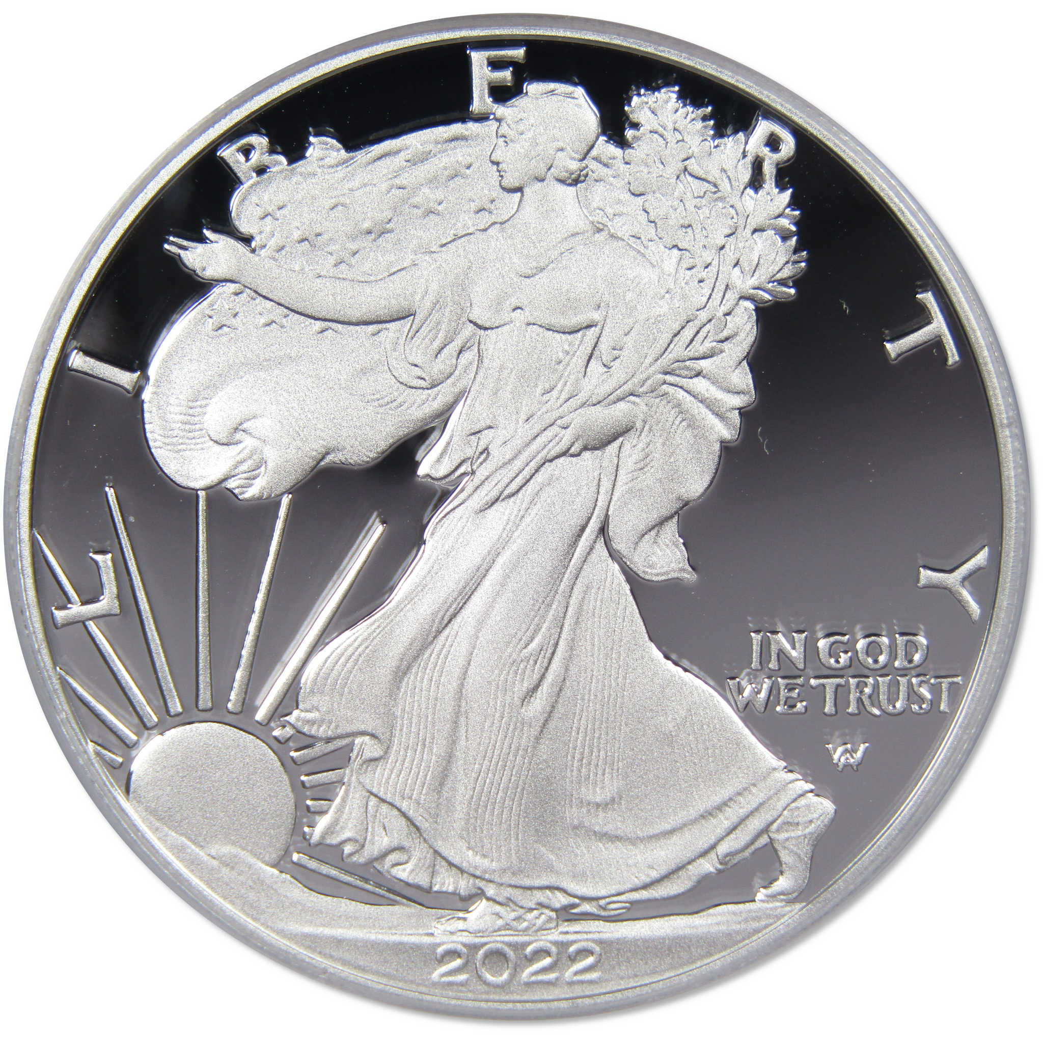 2022 W American Eagle Dollar PR 70 PCGS 1 oz Silver Proof SKU:OPC12