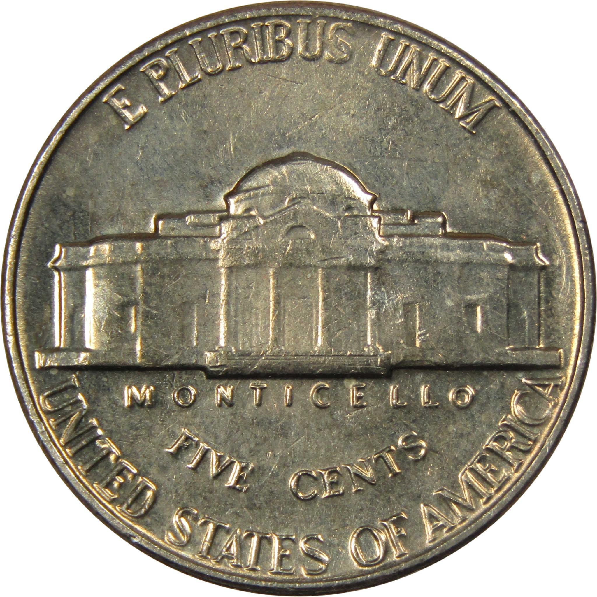 1959 Jefferson Nickel 5 Cent Piece BU Uncirculated Mint State 5c US Coin