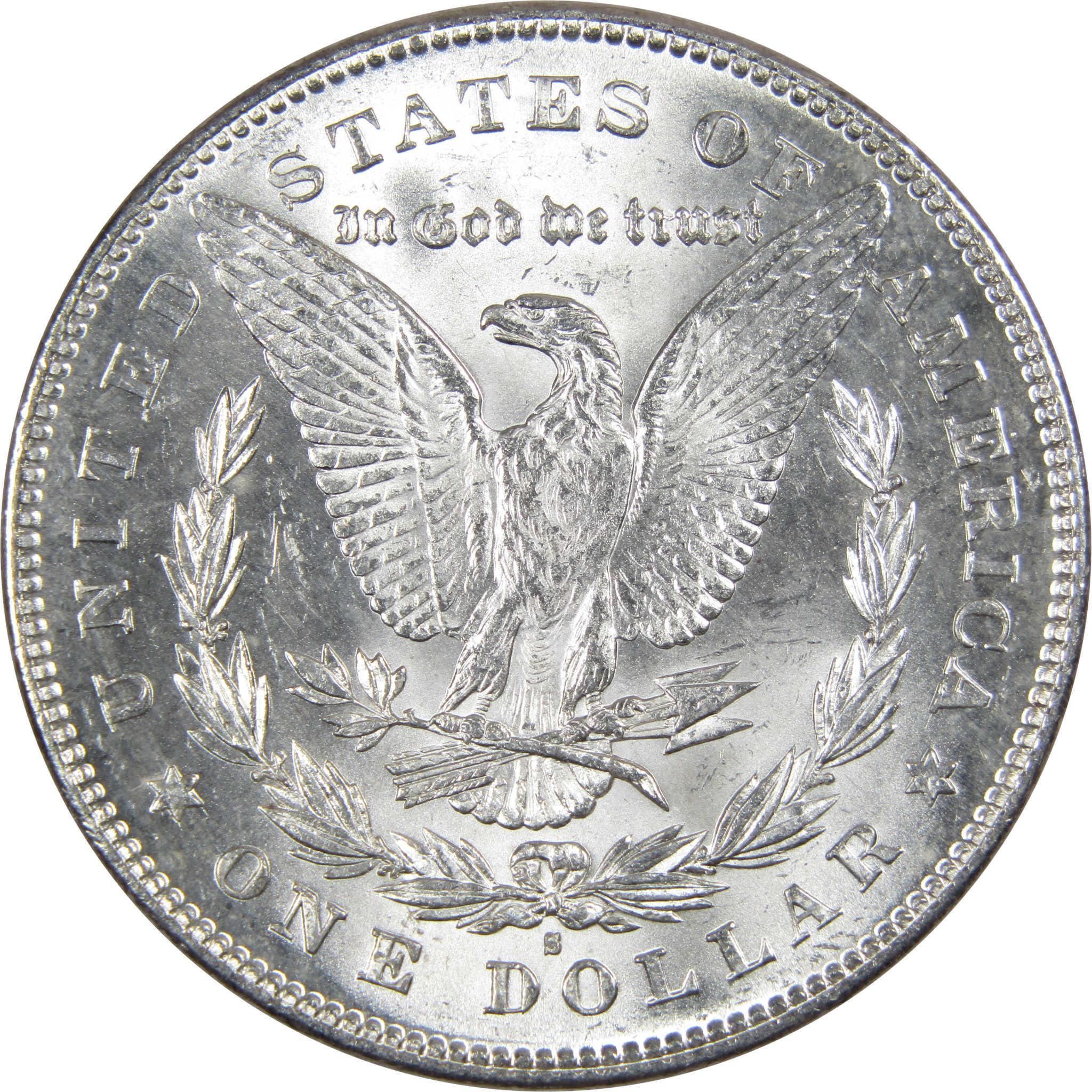 1878 S Morgan Dollar BU Uncirculated Mint State 90% Silver $1 US Coin - Morgan coin - Morgan silver dollar - Morgan silver dollar for sale - Profile Coins & Collectibles