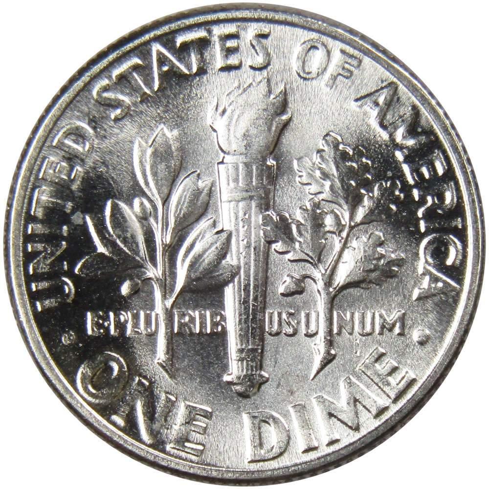1956 Roosevelt Dime BU Uncirculated Mint State 90% Silver 10c US Coin