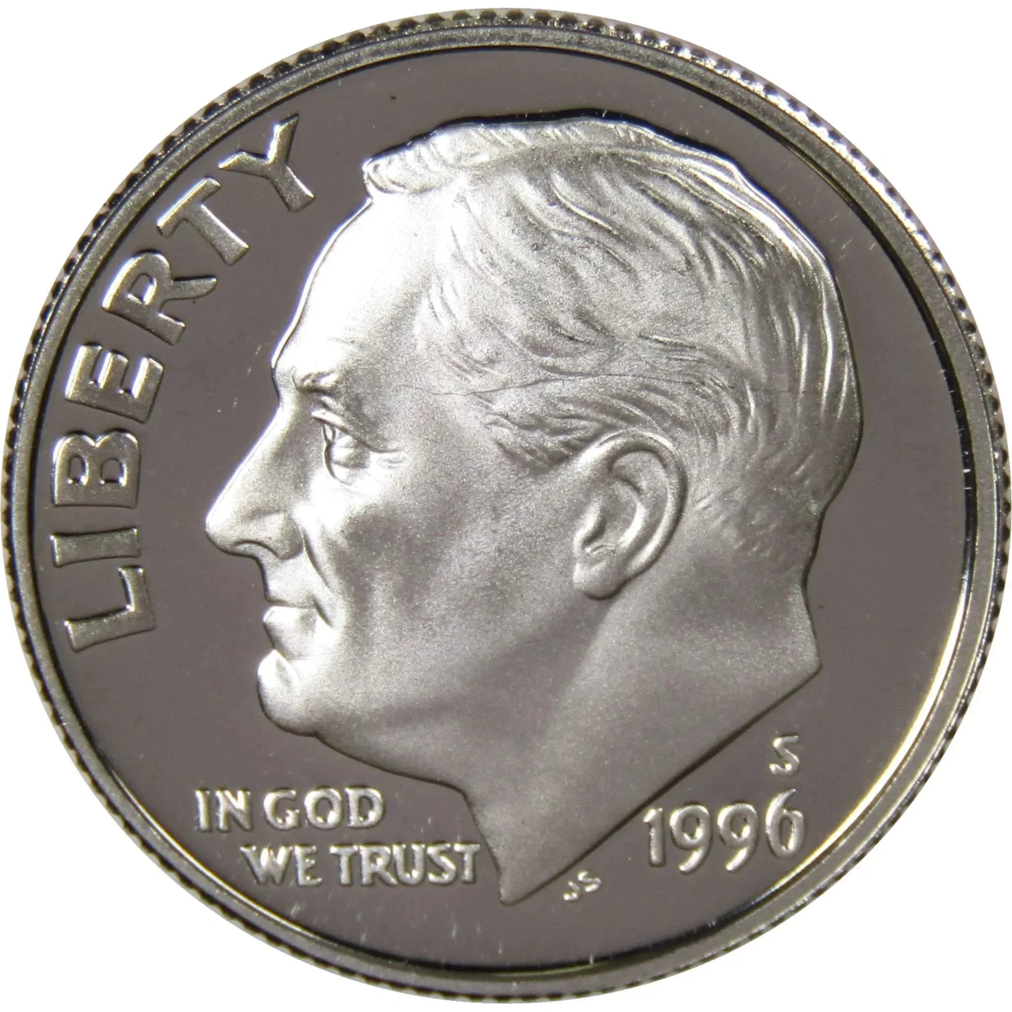 1996 S Roosevelt Dime Choice Proof Clad 10c US Coin Collectible