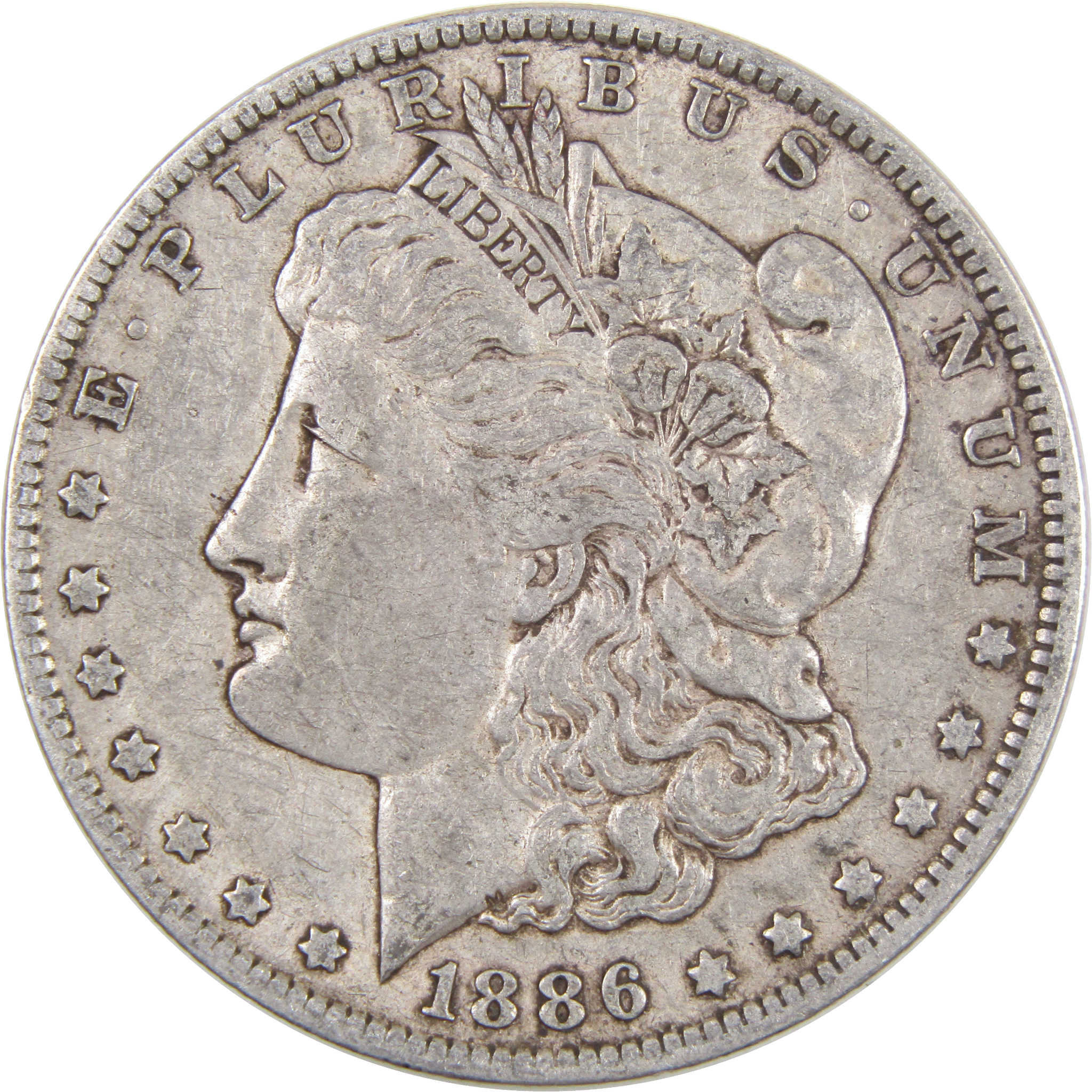 1886 O Morgan Dollar XF EF Extremely Fine 90% Silver Coin SKU:I3041 - Morgan coin - Morgan silver dollar - Morgan silver dollar for sale - Profile Coins & Collectibles