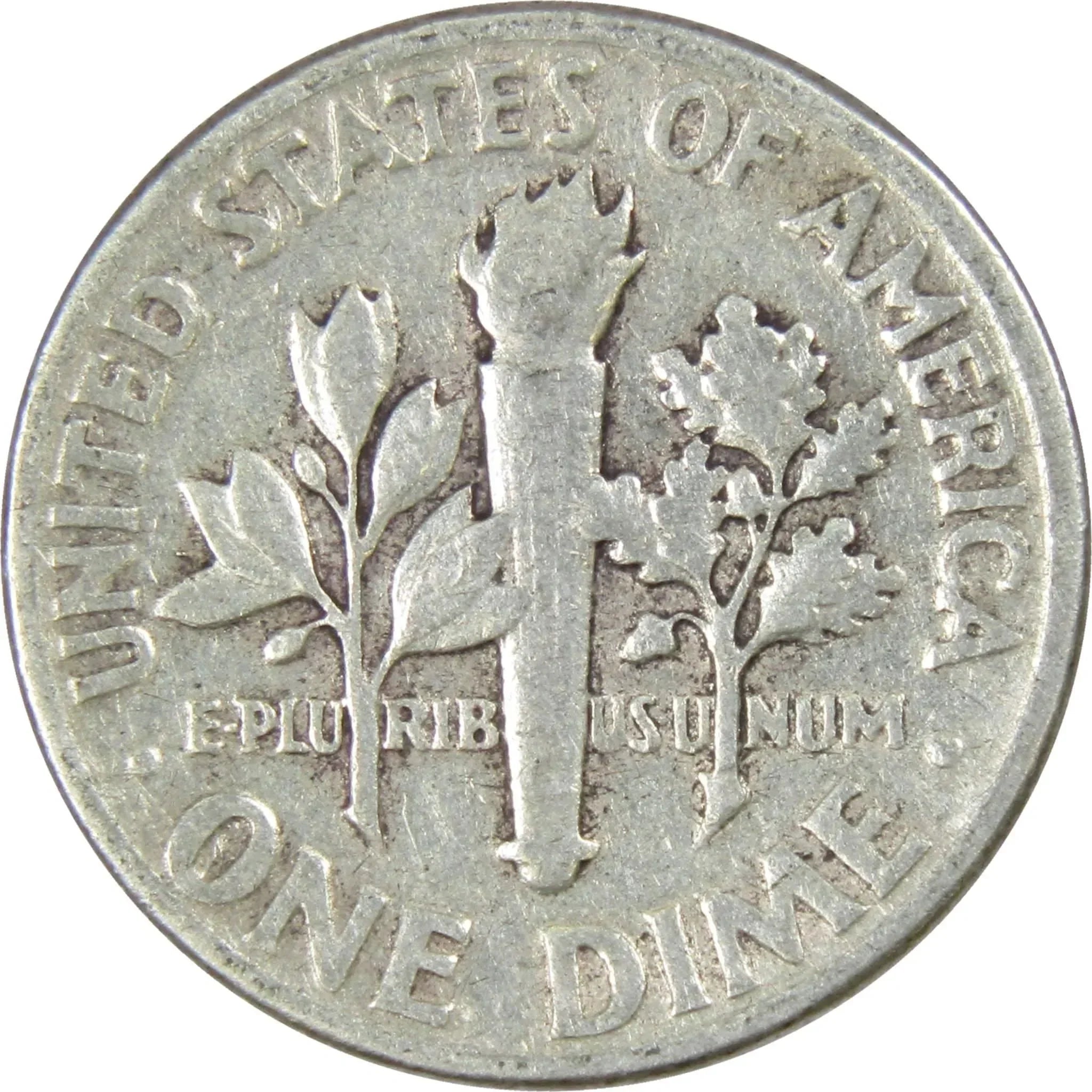 1953 Roosevelt Dime AG About Good 90% Silver 10c US Coin Collectible