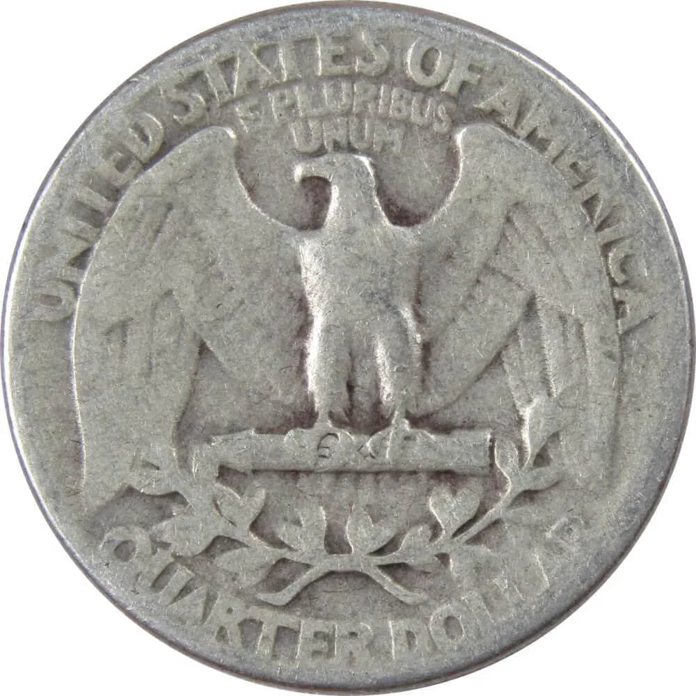 1948 Washington Quarter G Good 90% Silver 25c US Coin Collectible