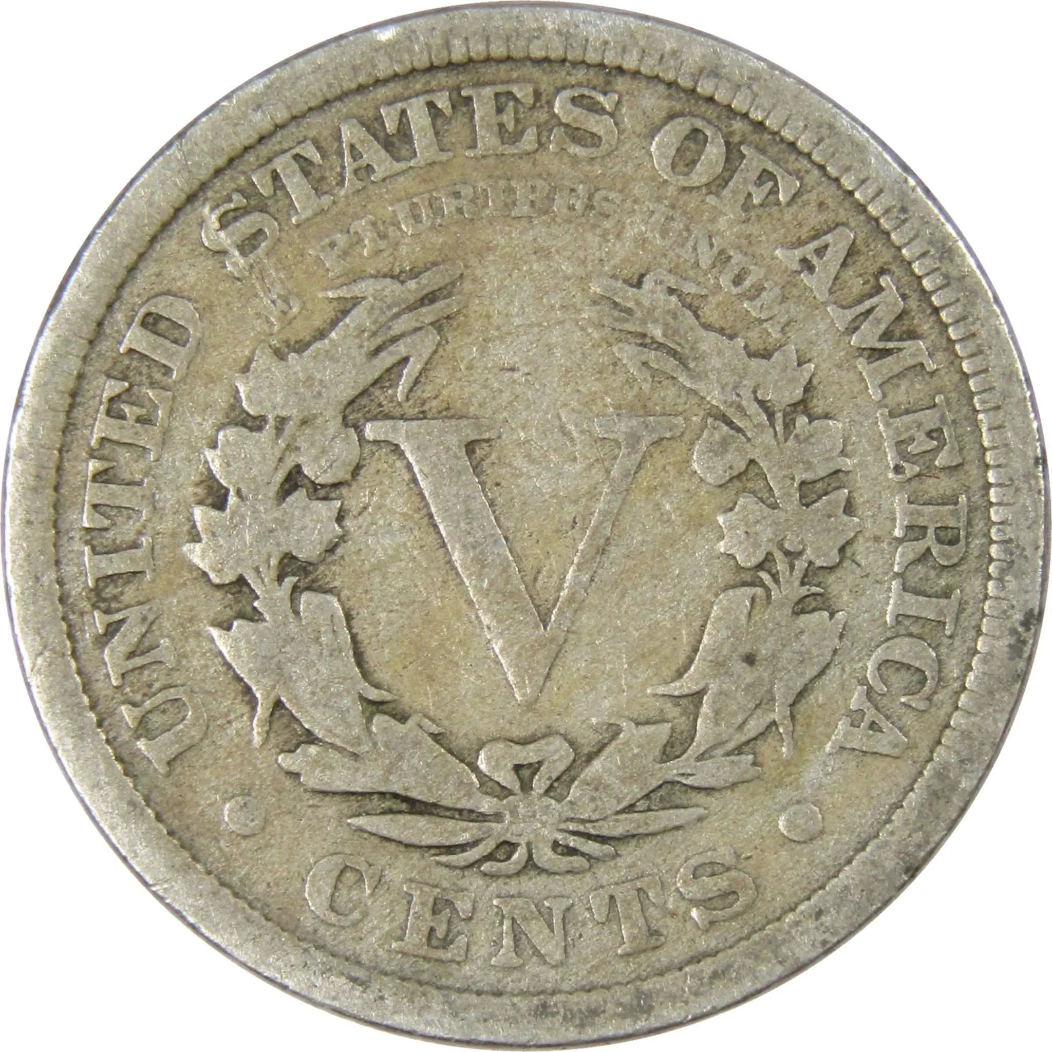 Liberty Head V Nickel 5 Cent Piece G Good Random Date 5c US Coin Collectible