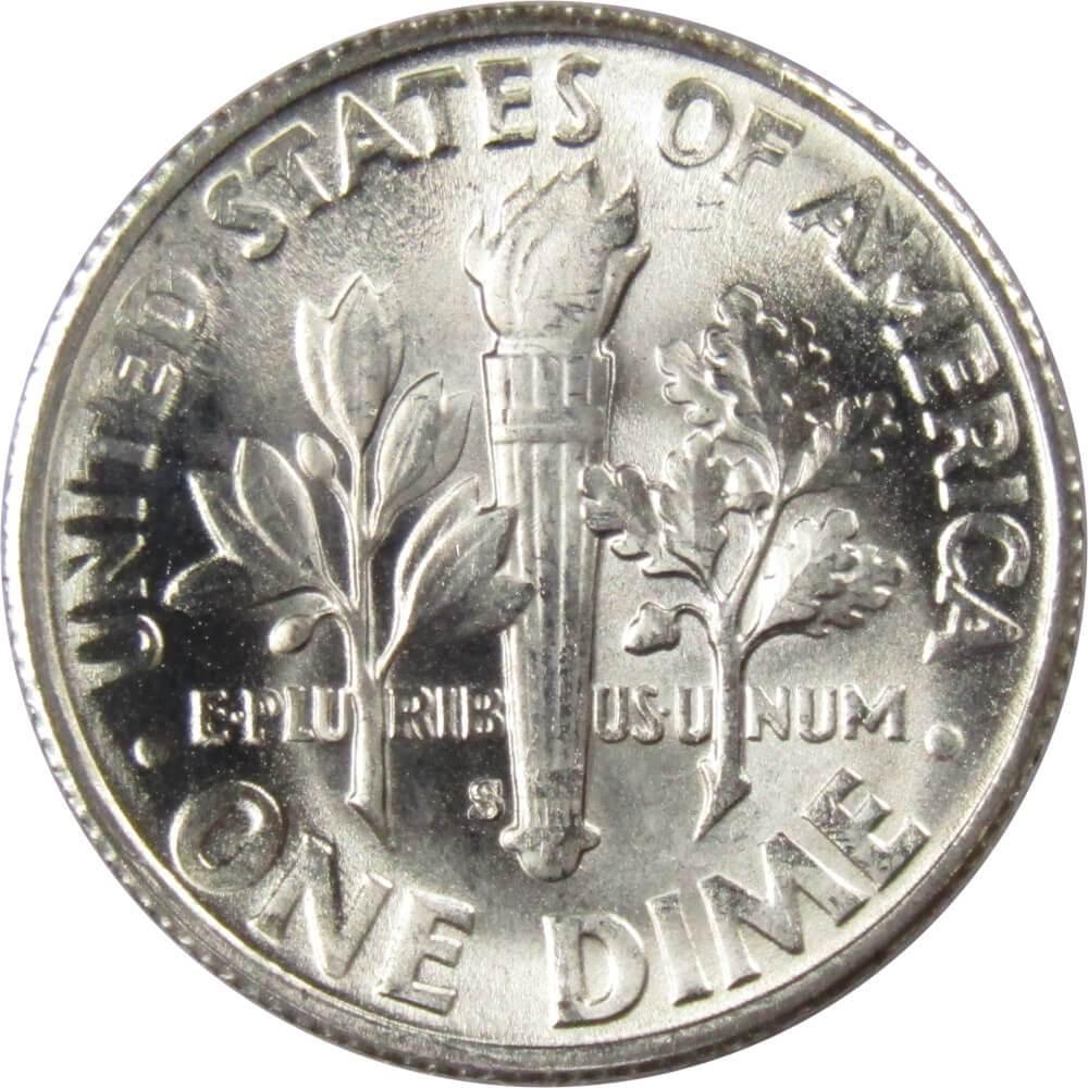 1947 S Roosevelt Dime BU Uncirculated Mint State 90% Silver 10c US Coin