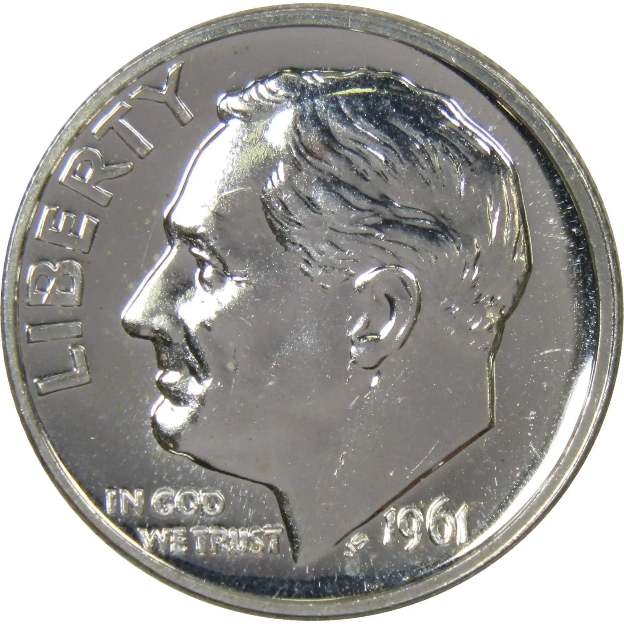 1961 Roosevelt Dime Choice Proof 90% Silver 10c US Coin Collectible