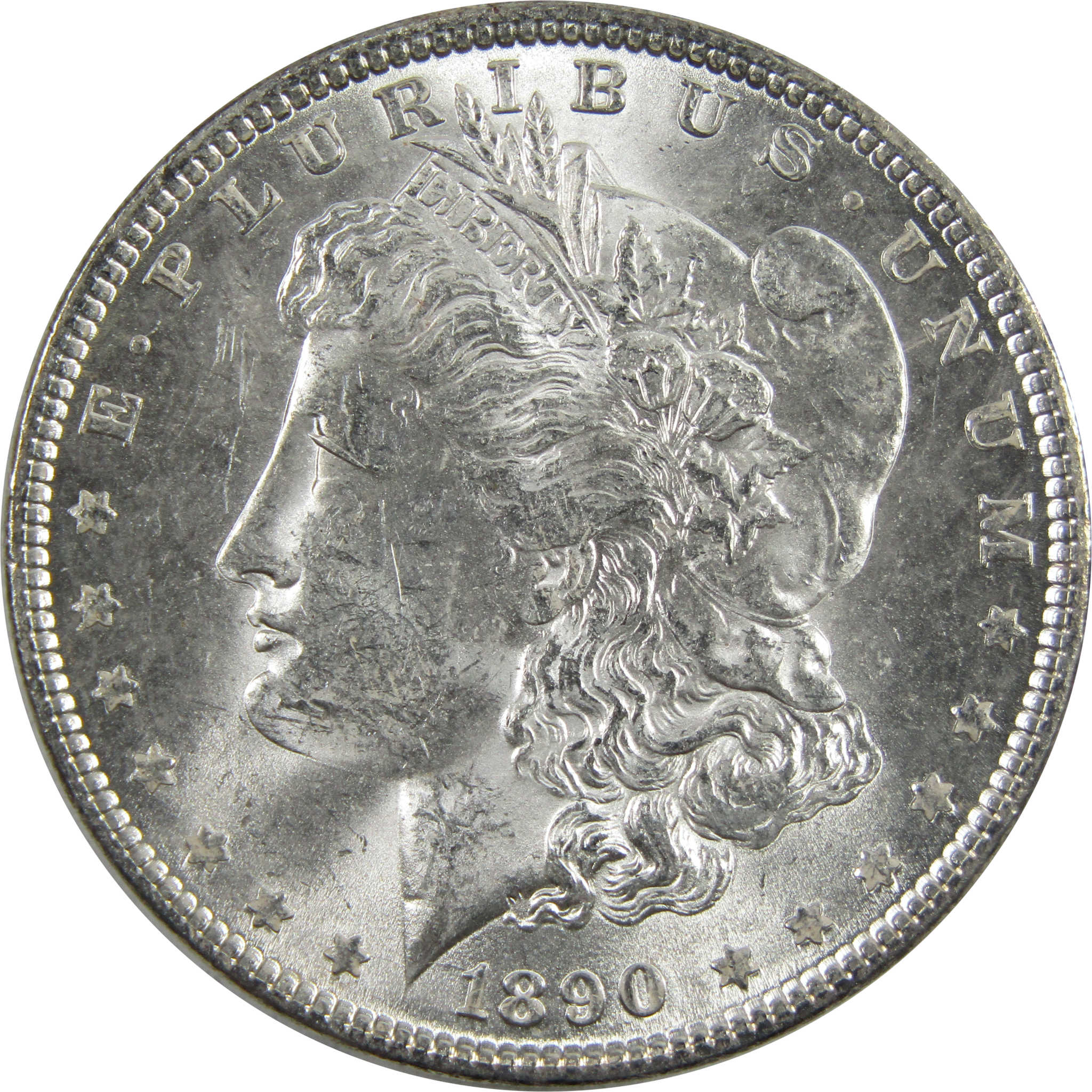 1890 Morgan Dollar BU Uncirculated 90% Silver $1 Coin SKU:I5142 - Morgan coin - Morgan silver dollar - Morgan silver dollar for sale - Profile Coins & Collectibles