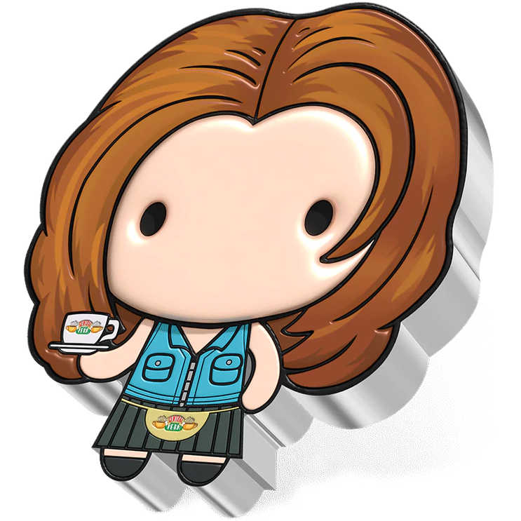 FRIENDS Rachel Green Chibi Fine Silver Proof Niue 2022 COA SKU:OPC53