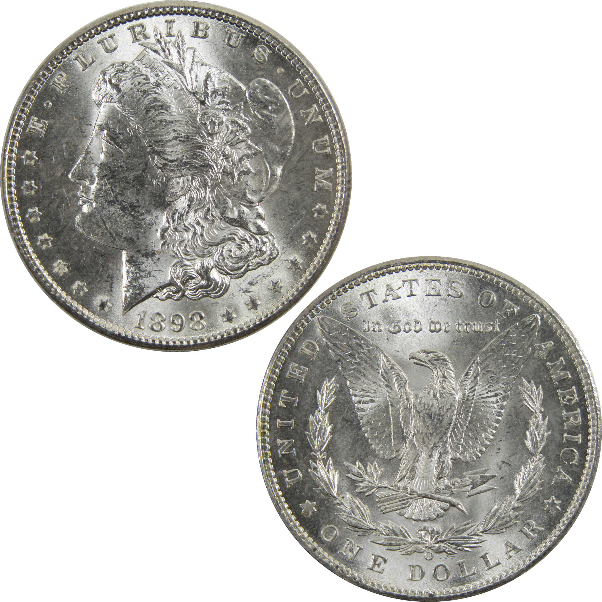 1898 O Morgan Dollar BU Uncirculated 90% Silver $1 Coin SKU:I5253 - Morgan coin - Morgan silver dollar - Morgan silver dollar for sale - Profile Coins & Collectibles