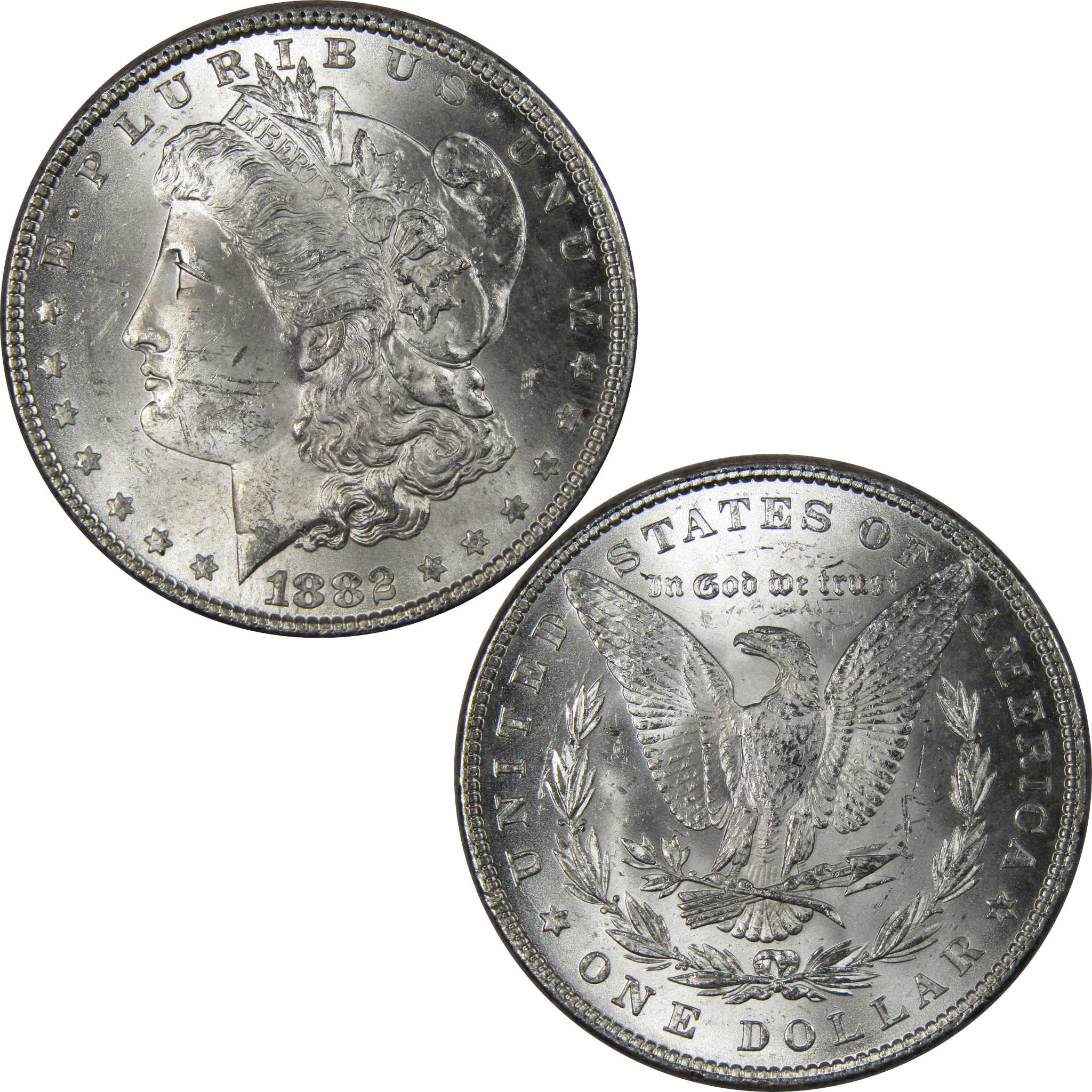 1882 Morgan Dollar BU Uncirculated Mint State 90% Silver SKU:IPC9648 - Morgan coin - Morgan silver dollar - Morgan silver dollar for sale - Profile Coins & Collectibles
