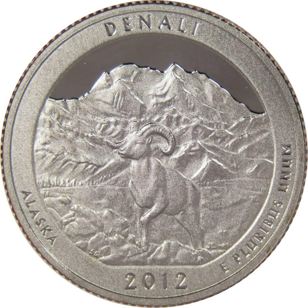 2012 S Denali Preserve National Park Quarter Choice Proof Clad 25c US Coin