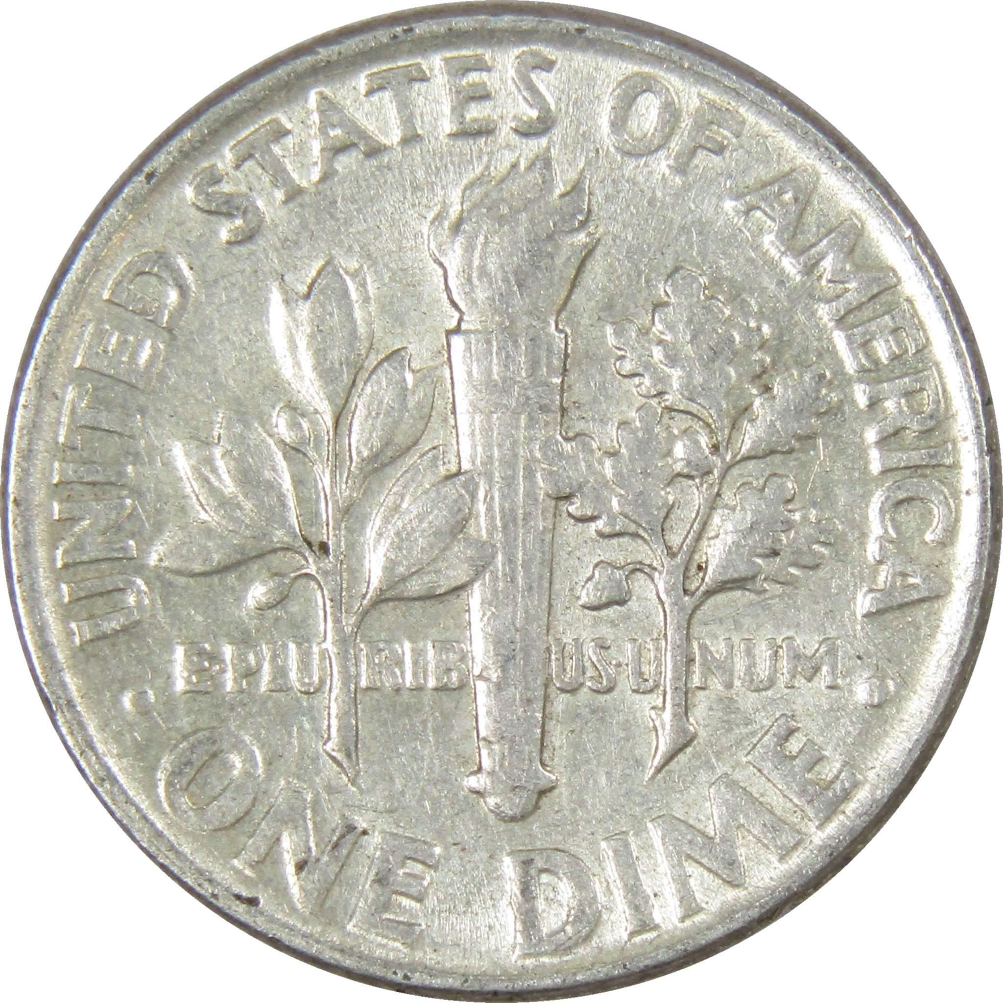 1960 Roosevelt Dime AG About Good 90% Silver 10c US Coin Collectible