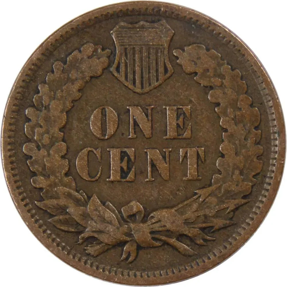 1907 Indian Head Cent VG Very Good Bronze Penny 1c Coin Collectible