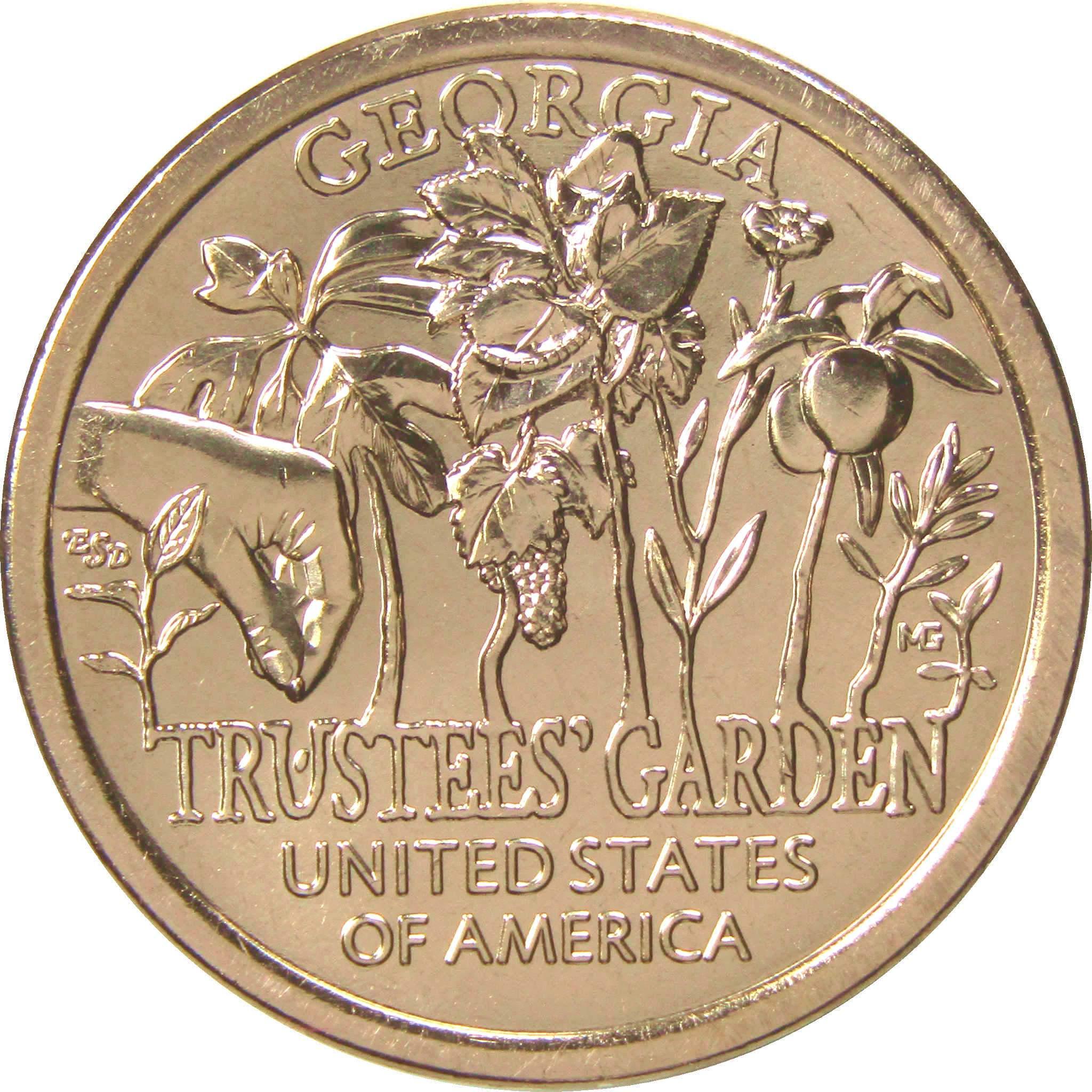 2019 D Georgia American Innovation Dollar BU Uncirculated Mint State $1 US Coin