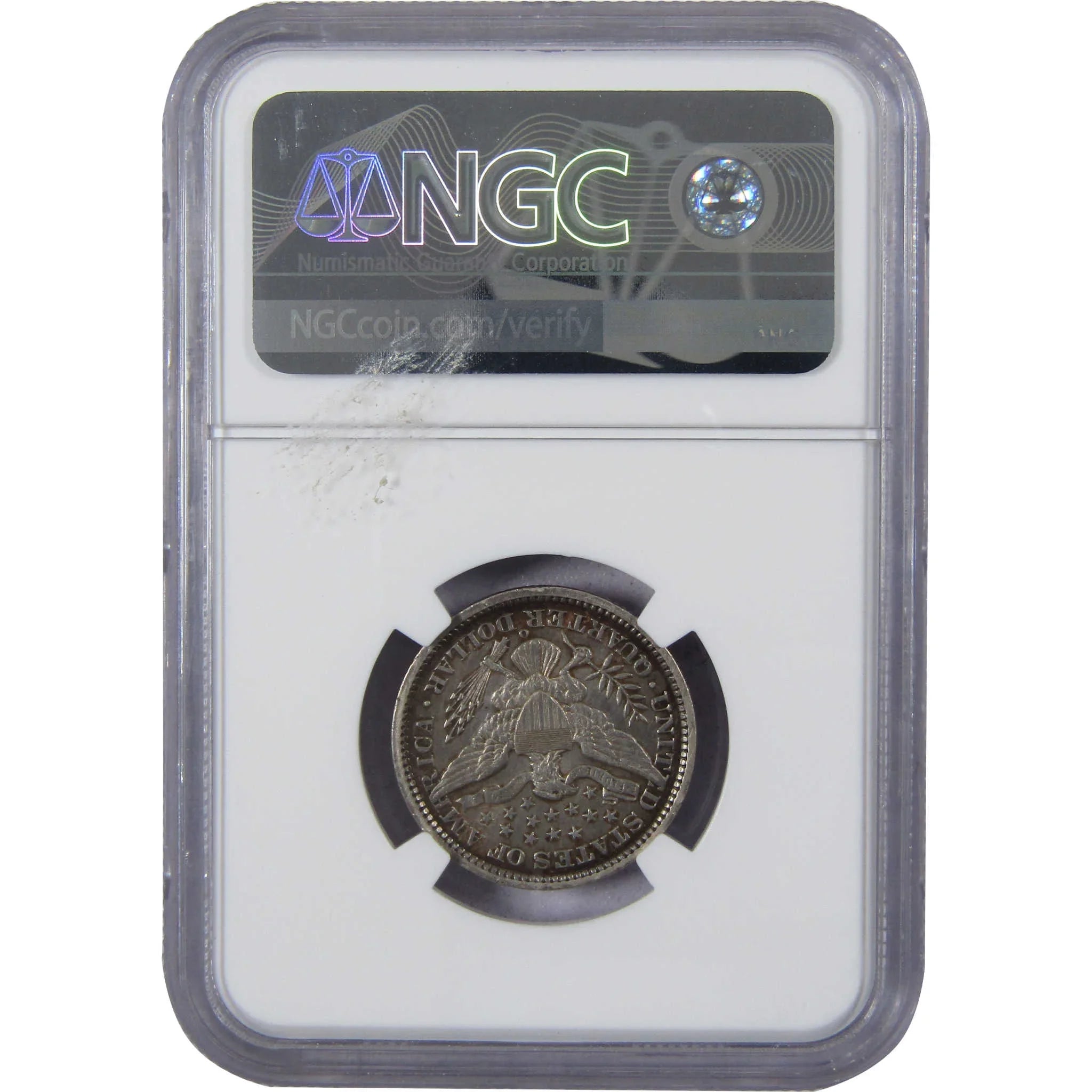1896 O Barber Quarter About Uncirculated Details NGC Silver SKU:I1047