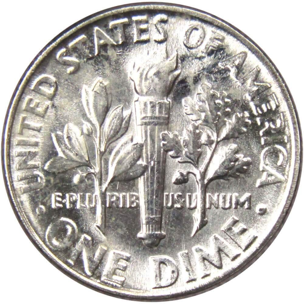 1953 Roosevelt Dime BU Uncirculated Mint State 90% Silver 10c US Coin