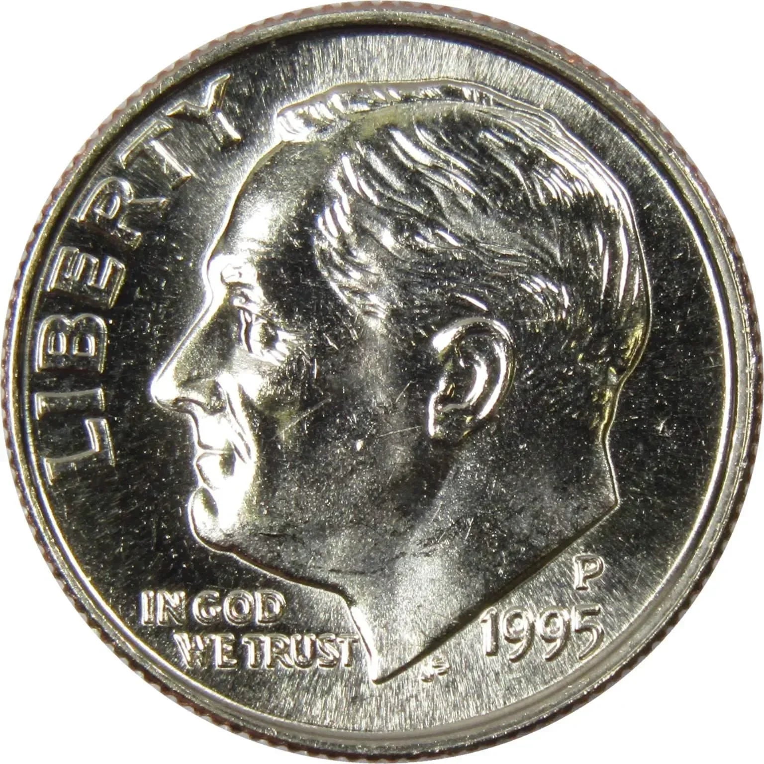1995 P Roosevelt Dime BU Uncirculated Mint State 10c US Coin Collectible