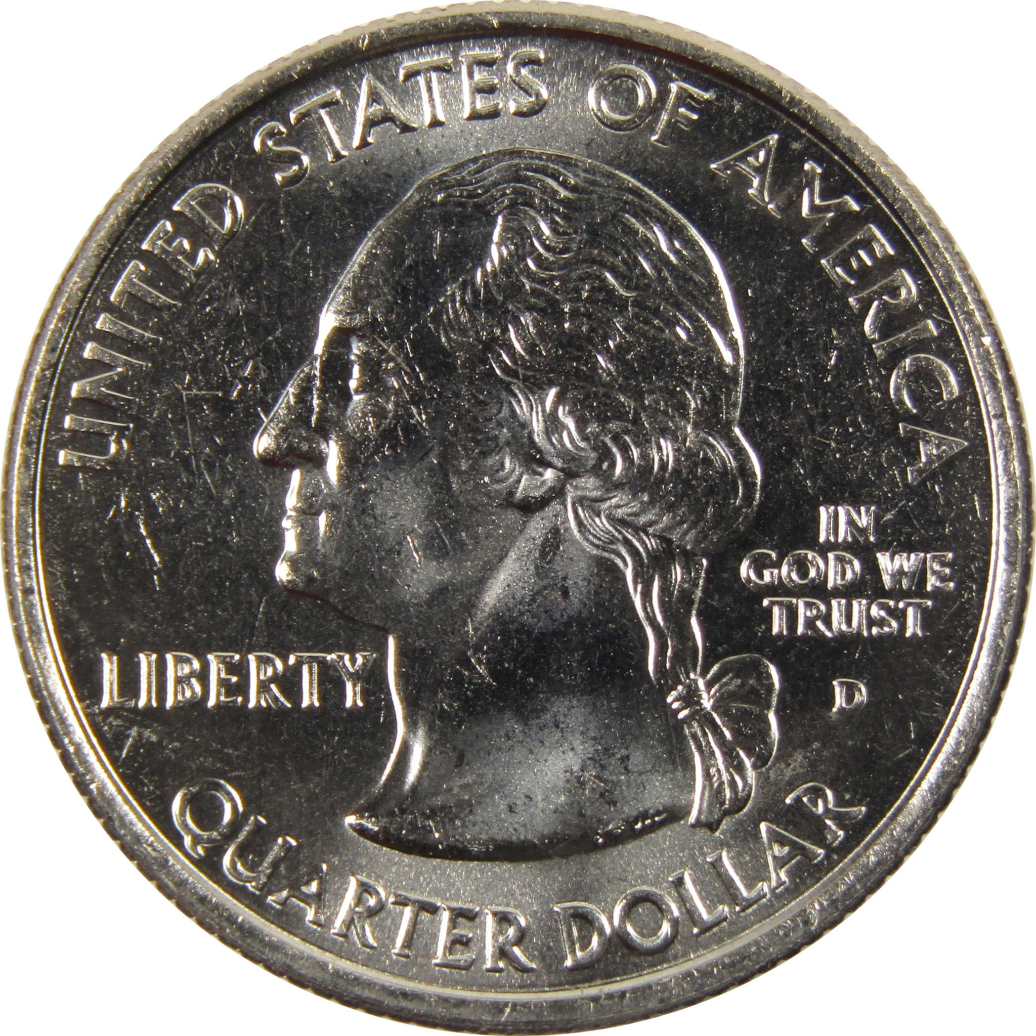 2007 D Utah State Quarter BU Uncirculated Clad 25c Coin