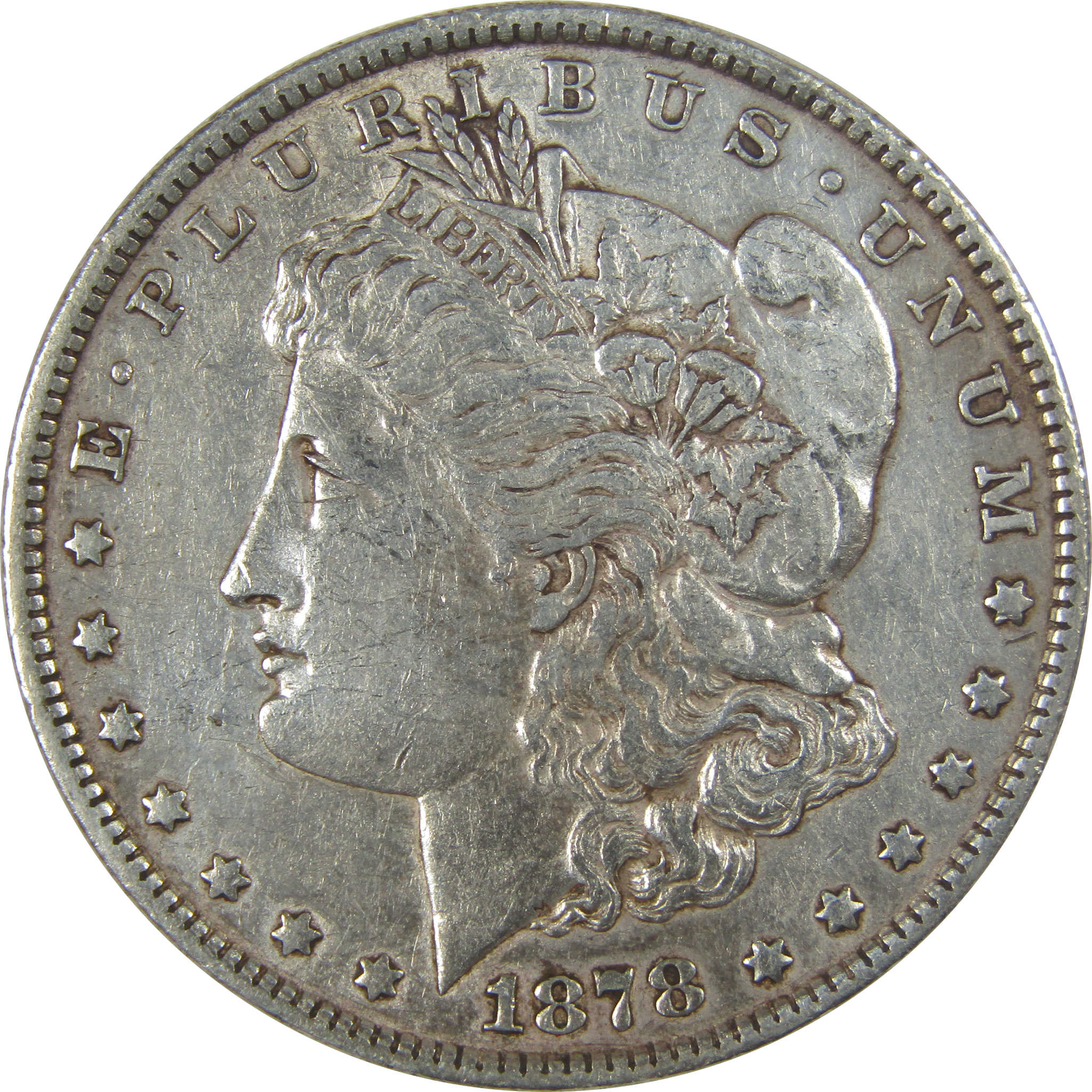 1878 7TF Rev 79 Morgan Dollar XF EF Extremely Fine Details SKU:CPC1058 - Morgan coin - Morgan silver dollar - Morgan silver dollar for sale - Profile Coins &amp; Collectibles