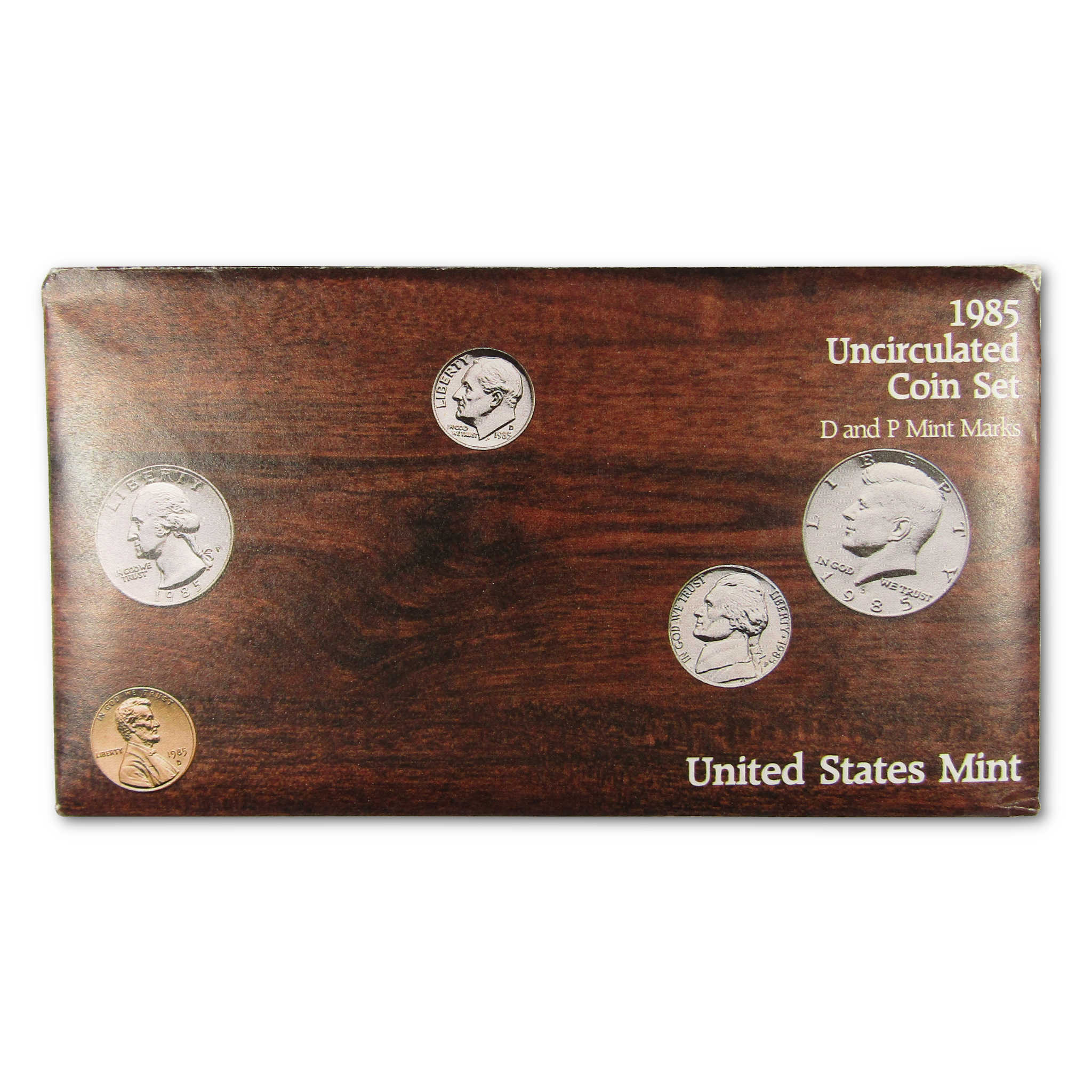 1985 Uncirculated Coin Set U.S Mint Original Government Packaging OGP