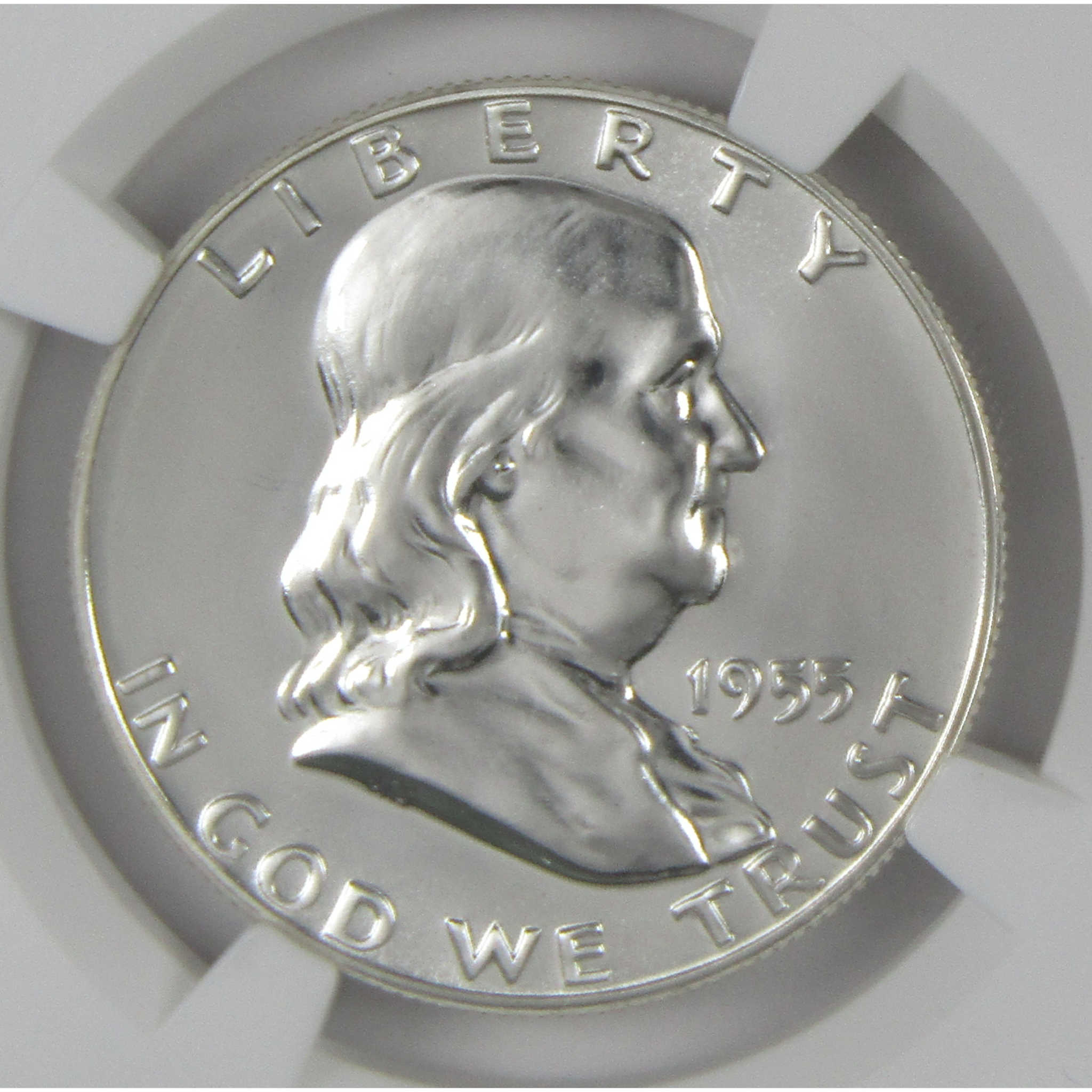 1955 Franklin Silver Half Dollar PF 68 NGC Proof 50c Coin SKU:I27403