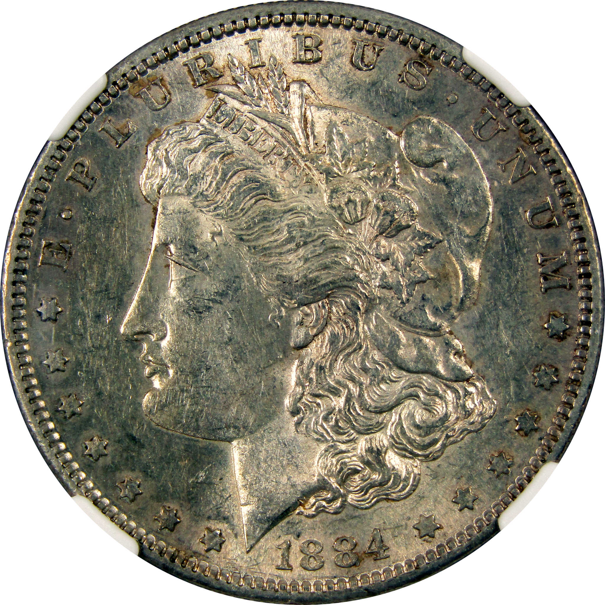 1884 S Morgan Dollar AU 58 NGC 90% Silver $1 Coin SKU:I9177 - Morgan coin - Morgan silver dollar - Morgan silver dollar for sale - Profile Coins &amp; Collectibles