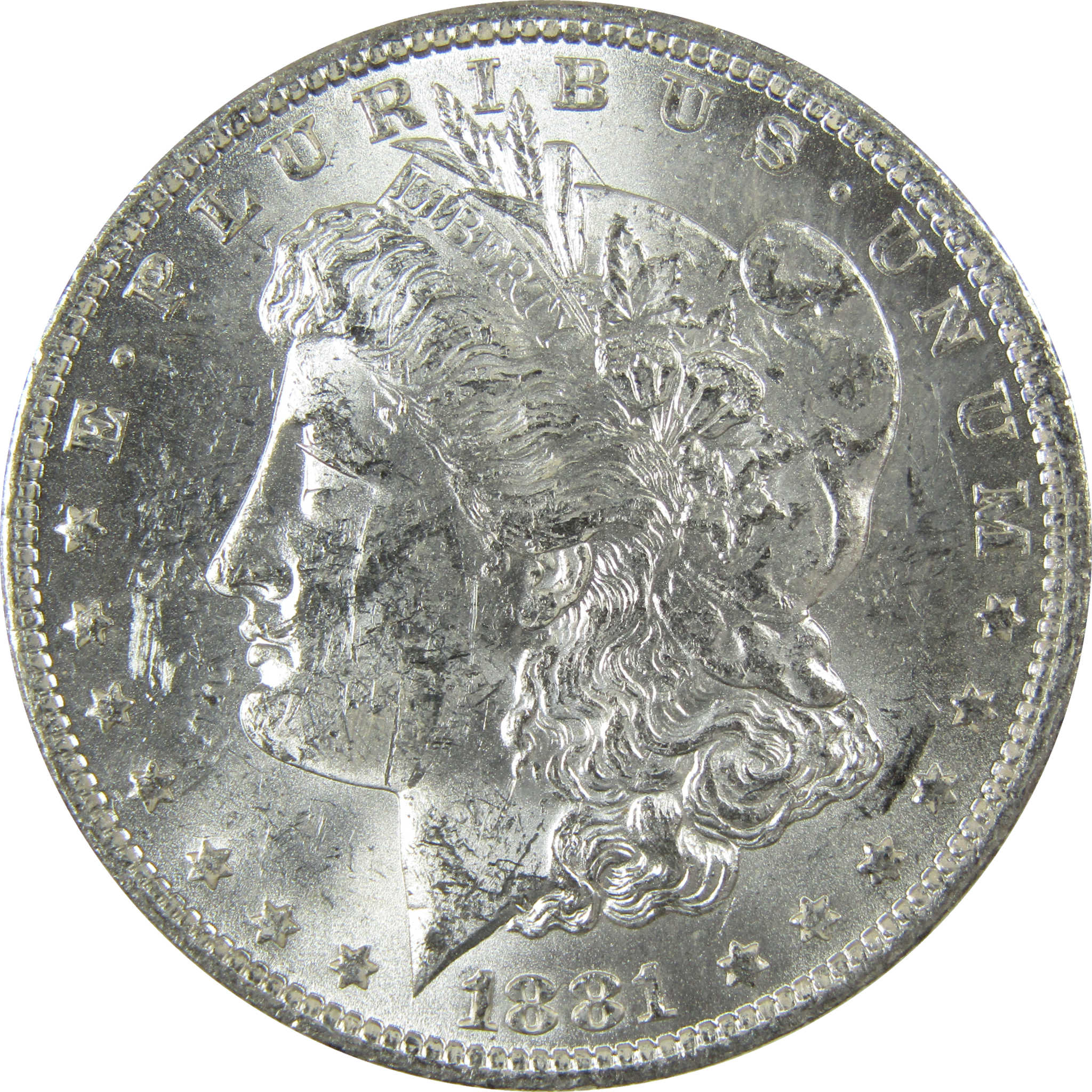 1881 O Morgan Silver Dollar Uncirculated Mint State $1 Coin SKU:I27695