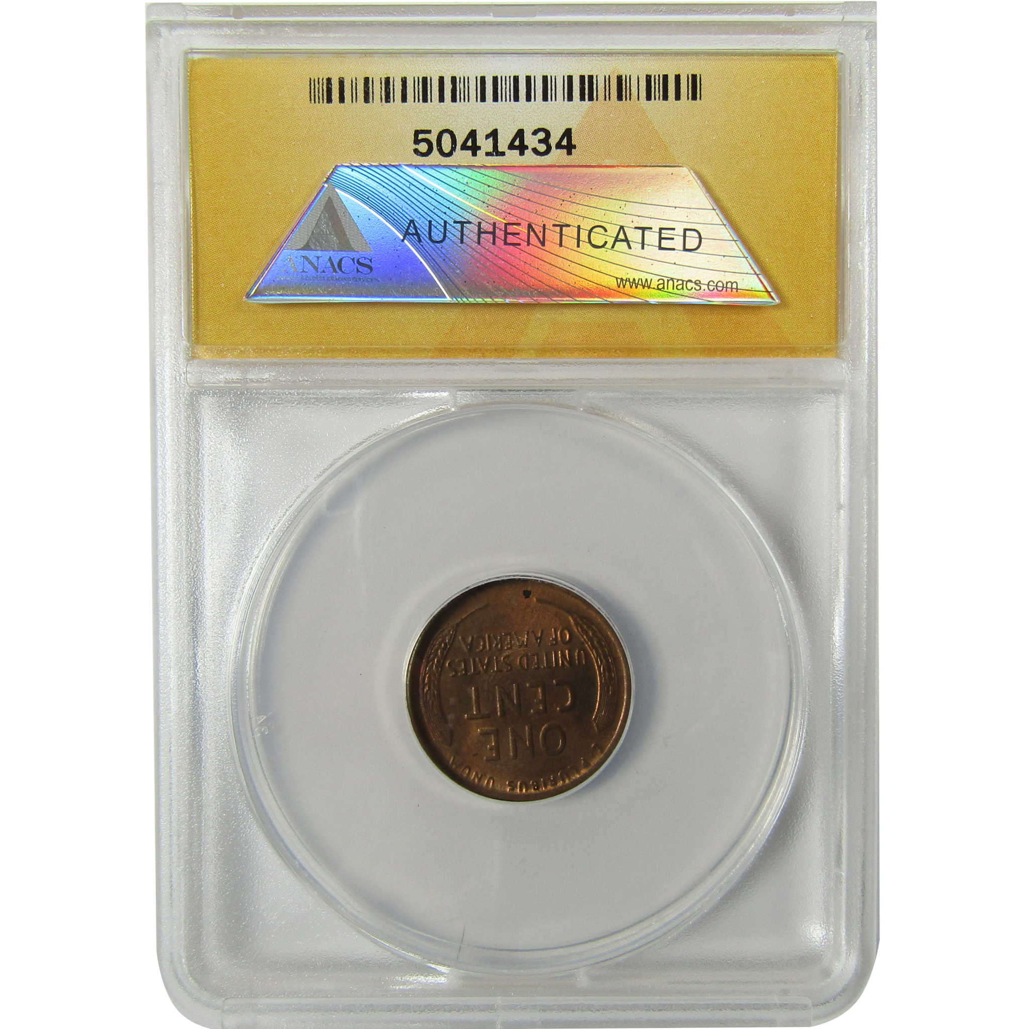 1920 Lincoln Wheat Cent MS 63 RB ANACS Uncirculated Penny SKU:I28454