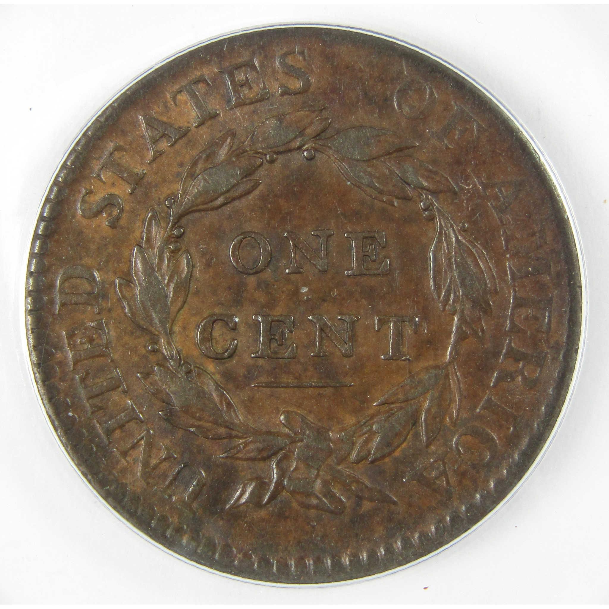 1816 Coronet Head Copper Large Cent VF 35 ANACS Penny SKU:CP621