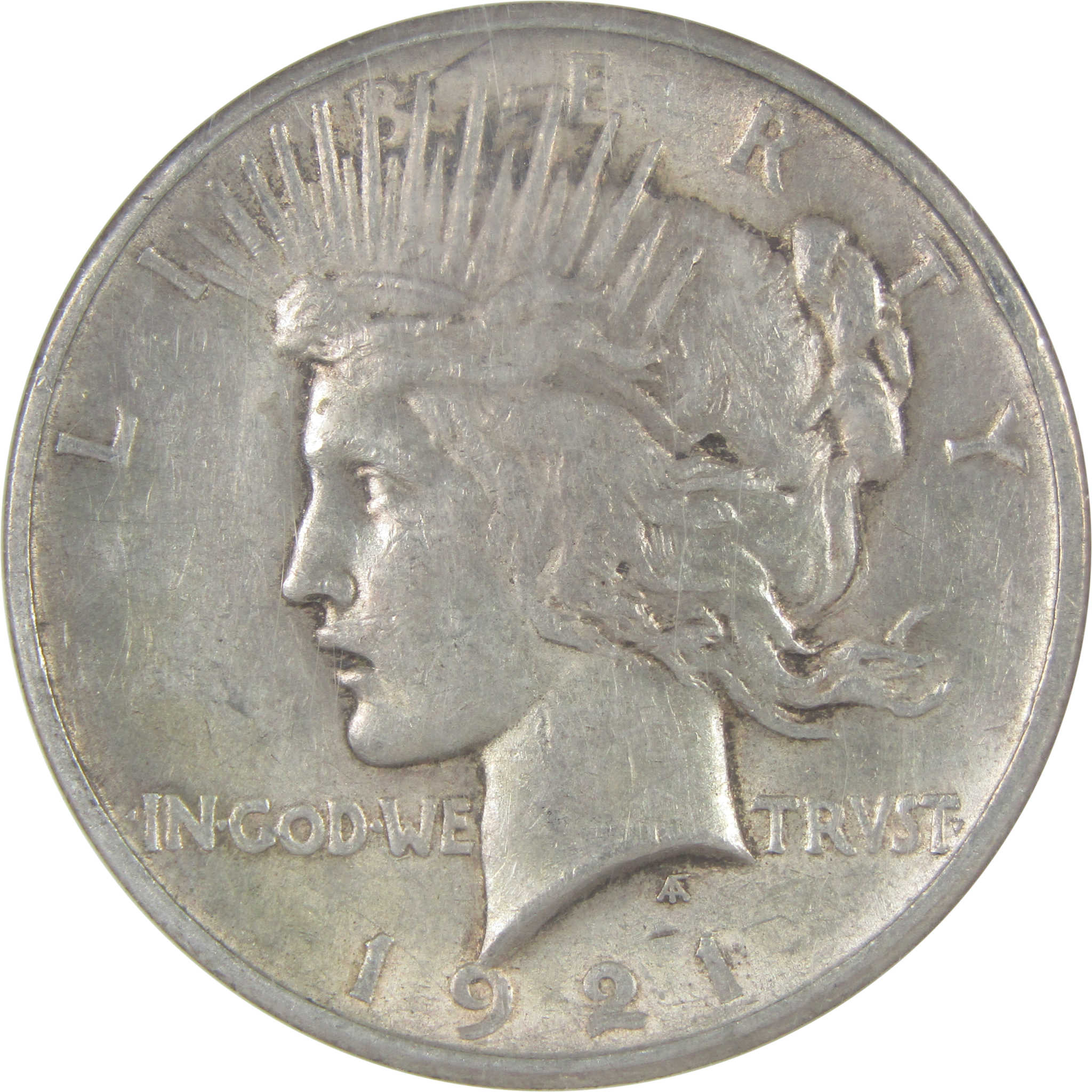 1921 High Relief Peace Dollar AU 55 NGC CAC Silver $1 Coin SKU:I15376