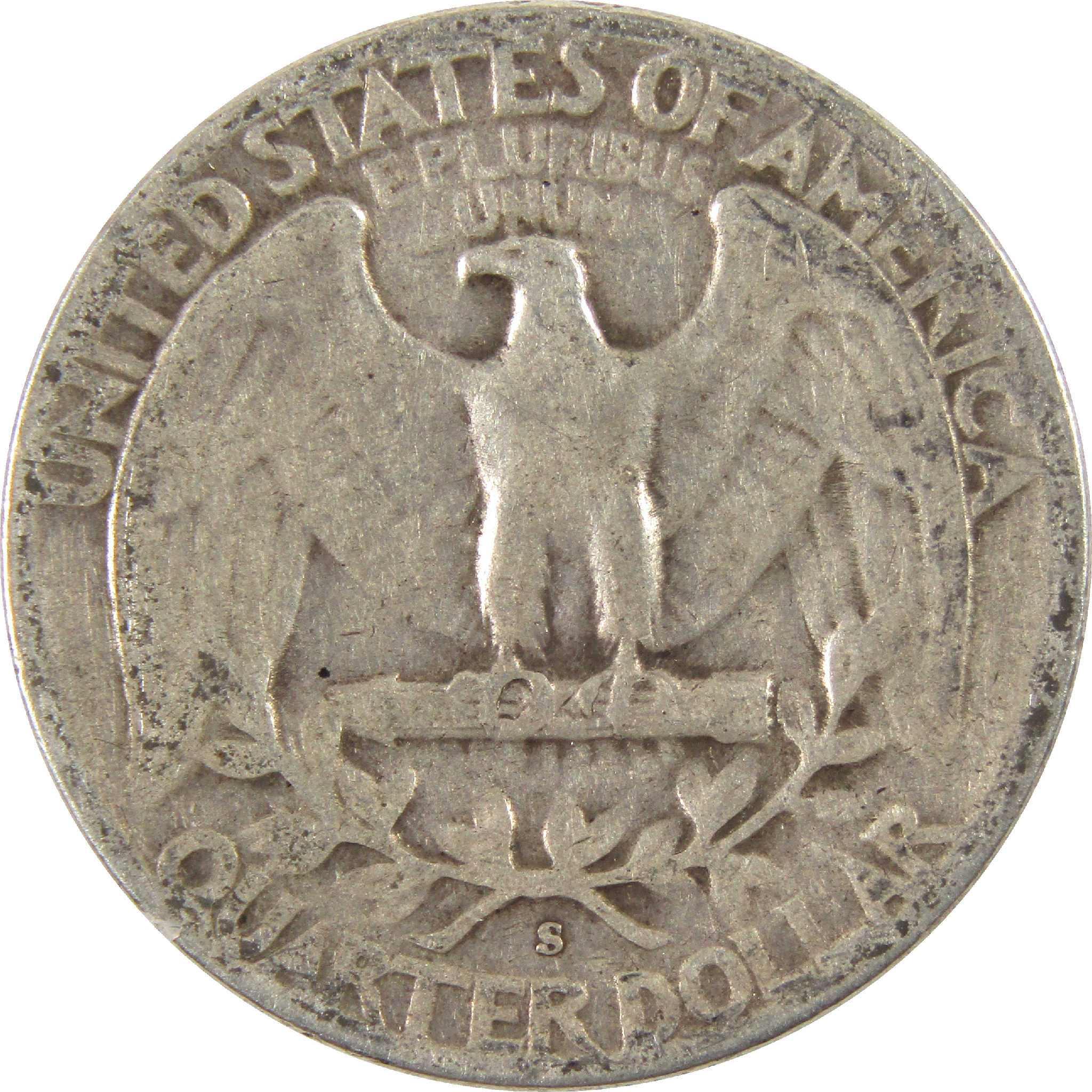 1945 S Washington Quarter G Good Silver 25c Coin