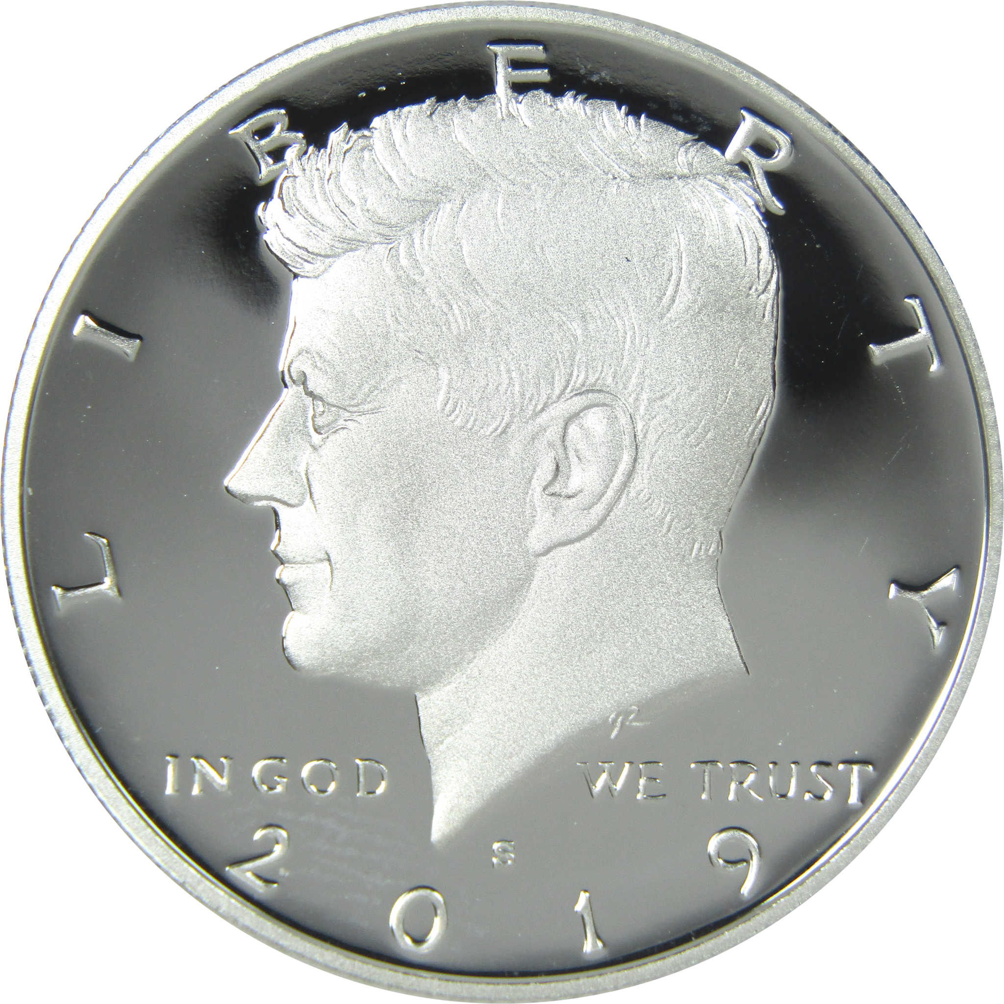 2019 S Kennedy Half Dollar Choice Proof .999 Silver 50c Coin