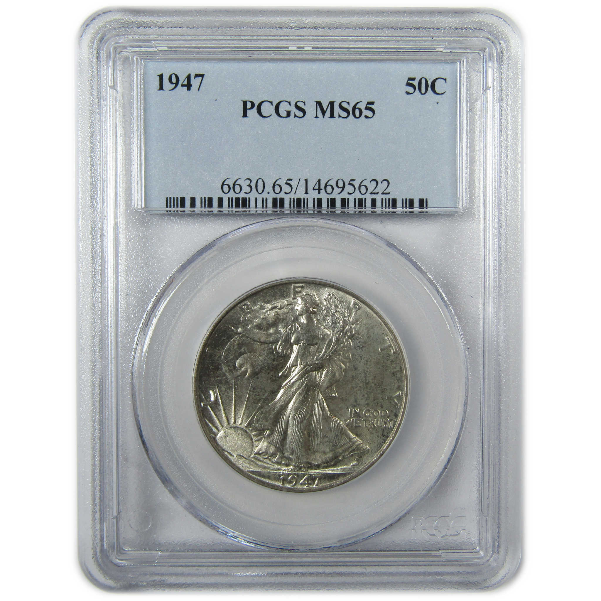 1947 Liberty Walking Silver 50cMS 65 PCGS Uncirculated SKU:CP1415