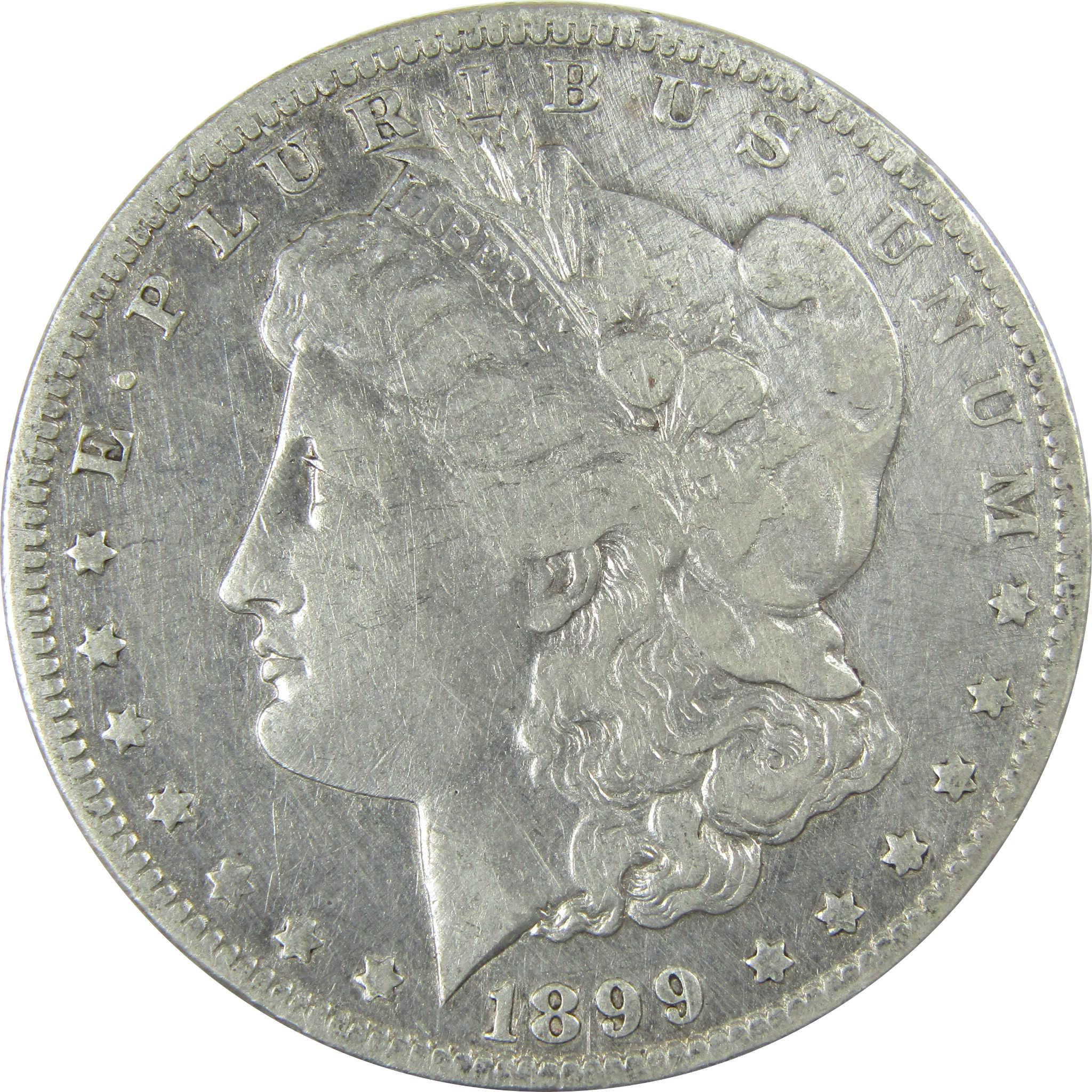 1899 O Micro O Morgan Silver $1 VF Very Fine Details $1 Coin SKU:CP649 - Morgan coin - Morgan silver dollar - Morgan silver dollar for sale - Profile Coins &amp; Collectibles