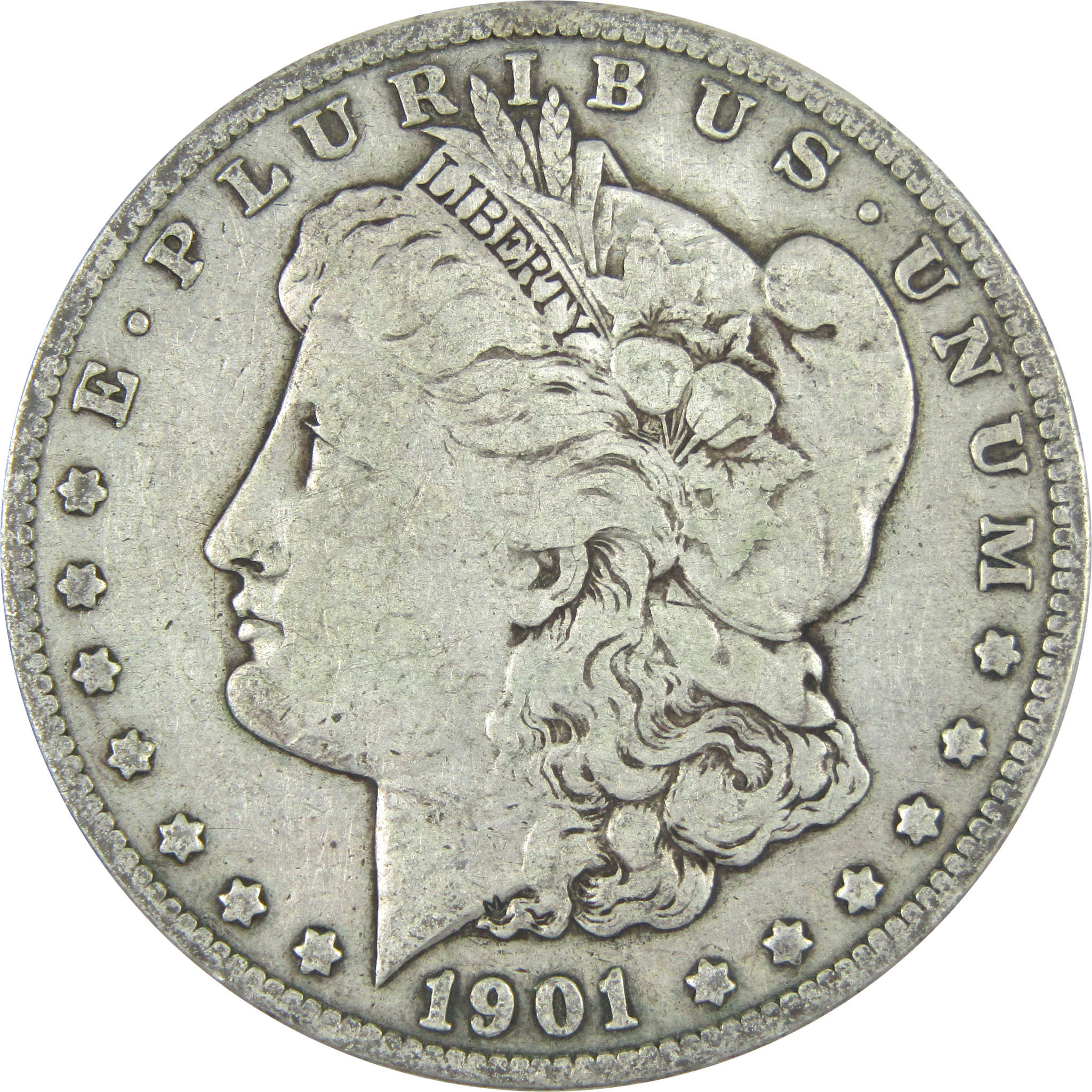 1901 S Morgan Dollar VG Very Good Silver $1 Coin SKU:I15207 - Morgan coin - Morgan silver dollar - Morgan silver dollar for sale - Profile Coins &amp; Collectibles