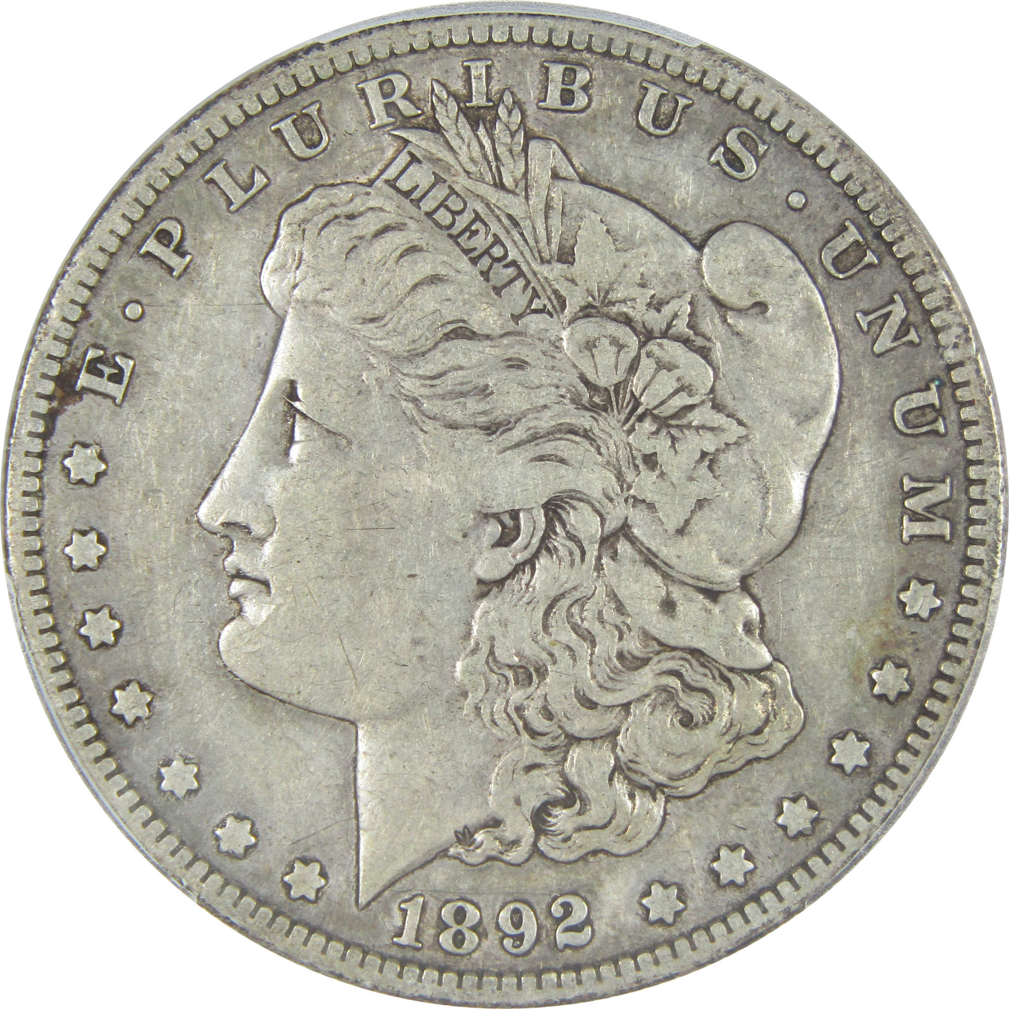 1892 S Morgan Dollar VF 25 PCGS Silver $1 Coin 10 SKU:I15386 - Morgan coin - Morgan silver dollar - Morgan silver dollar for sale - Profile Coins &amp; Collectibles