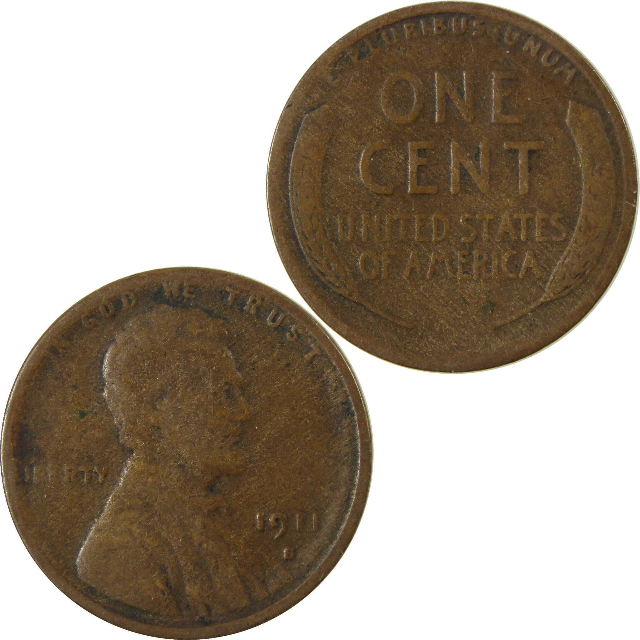 1911 S Lincoln Wheat Cent G Good Penny 1c Coin Collectible SKU:I28127