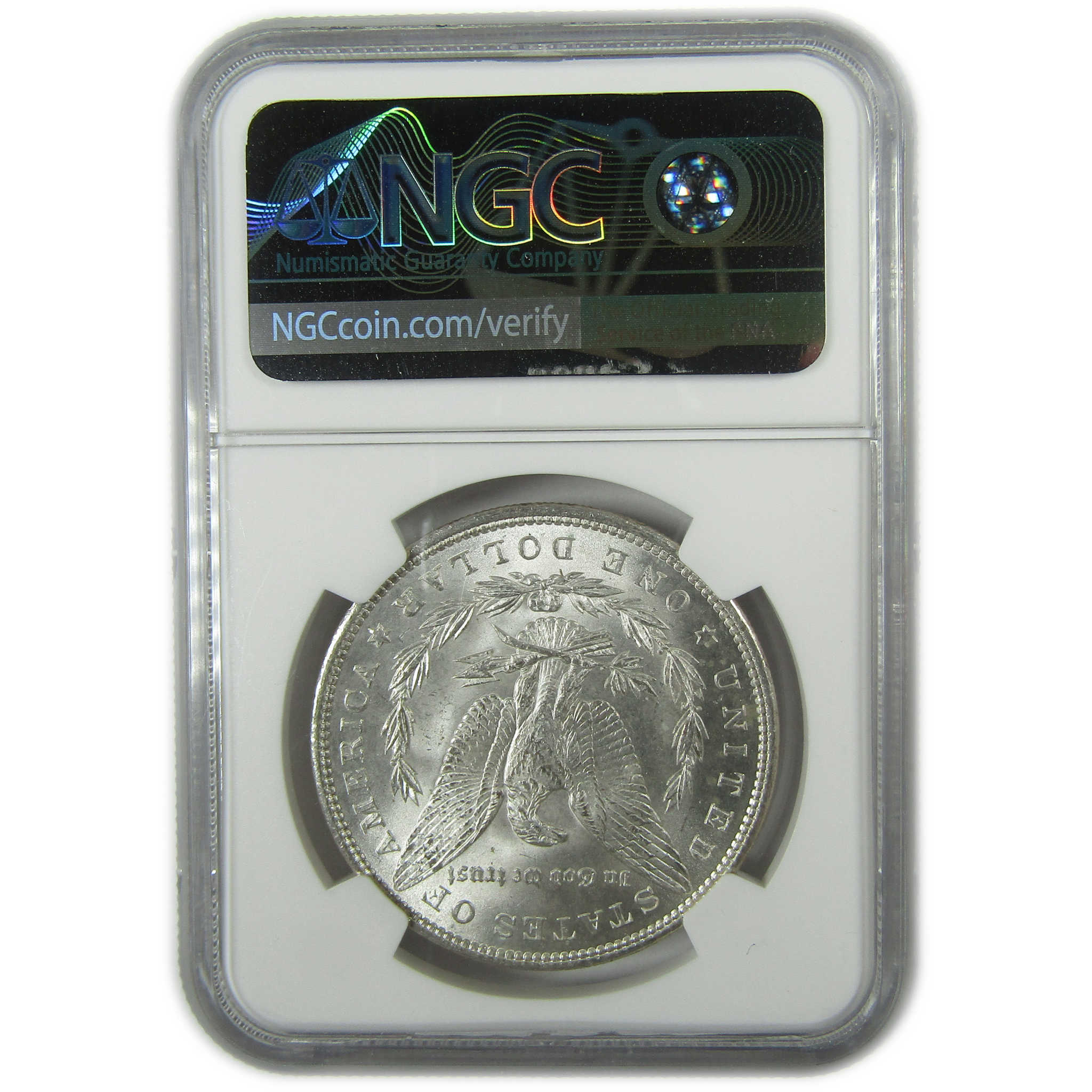 1896 Morgan Silver Dollar MS 63 NGC Uncirculated $1 Coin SKU:I27880
