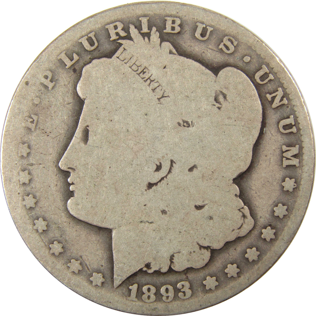 1893 O Morgan Silver Dollar AG About Good $1 Coin SKU:I22771