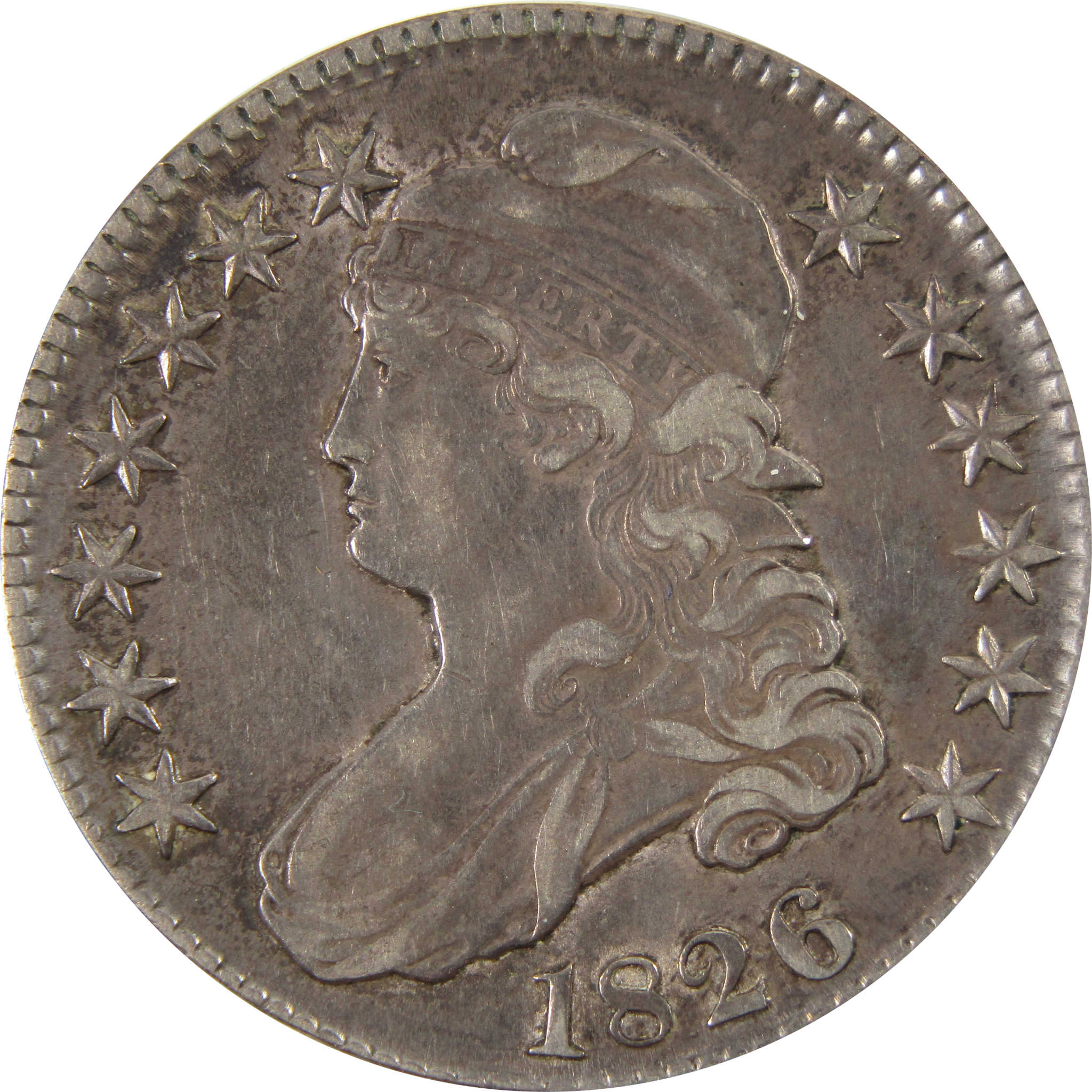 1826 Capped Bust Half Dollar XF EF Extremely Fine Silver SKU:I10008