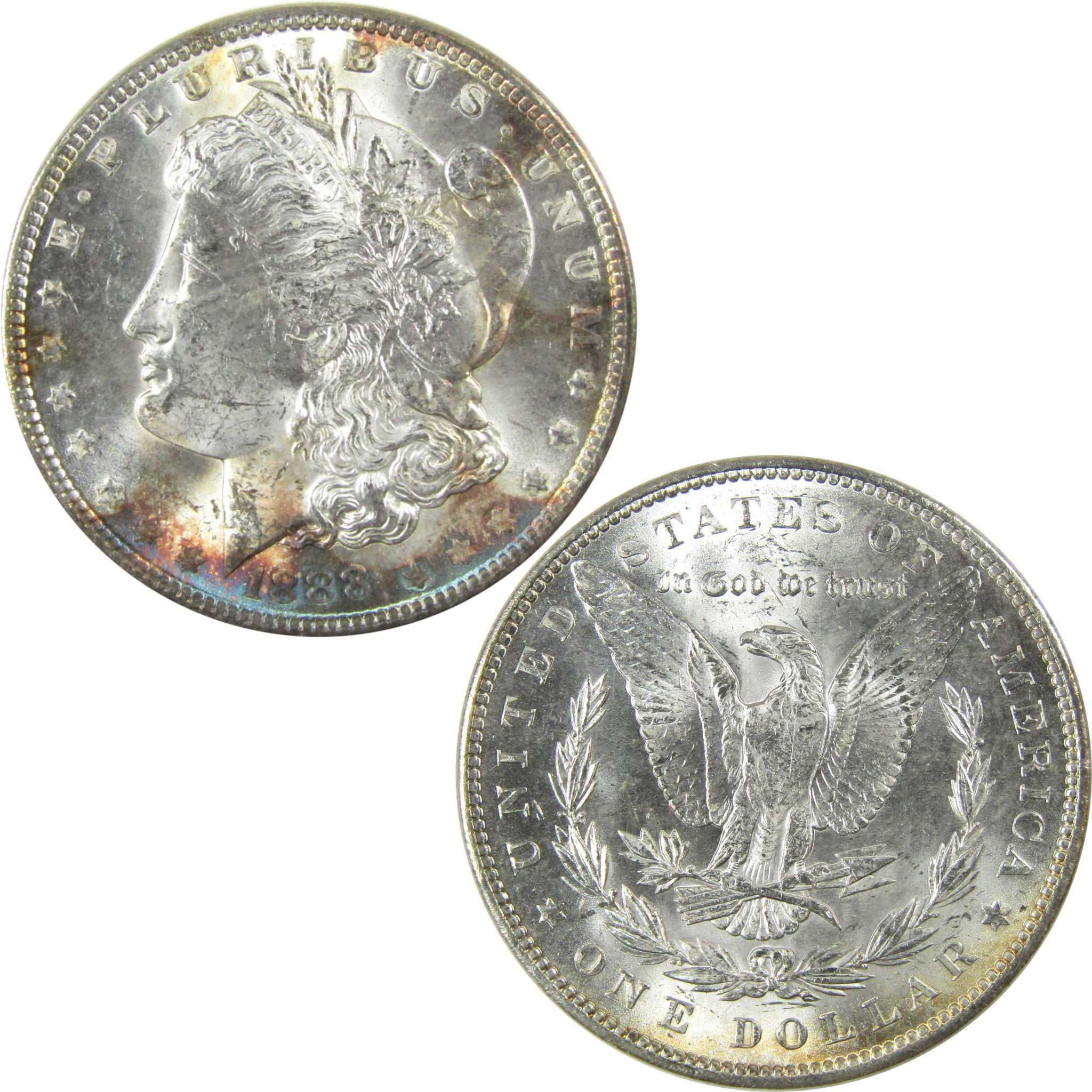 1886-1888 Philadelphia Morgan Silver Dollar Set Uncirculated SKU:CP750
