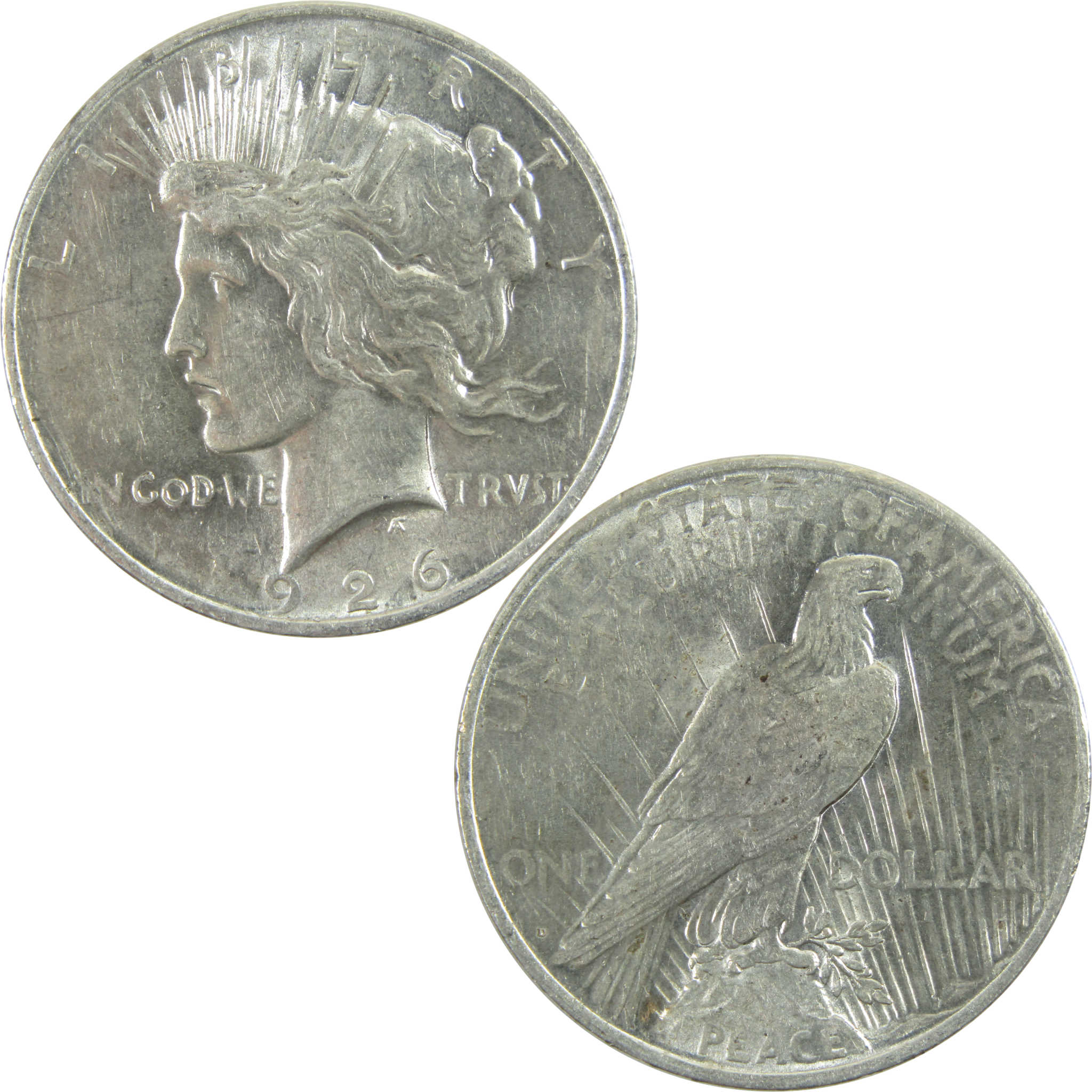 1926 D Peace Dollar CH AU Choice About Uncirculated Silver SKU:CPC7921