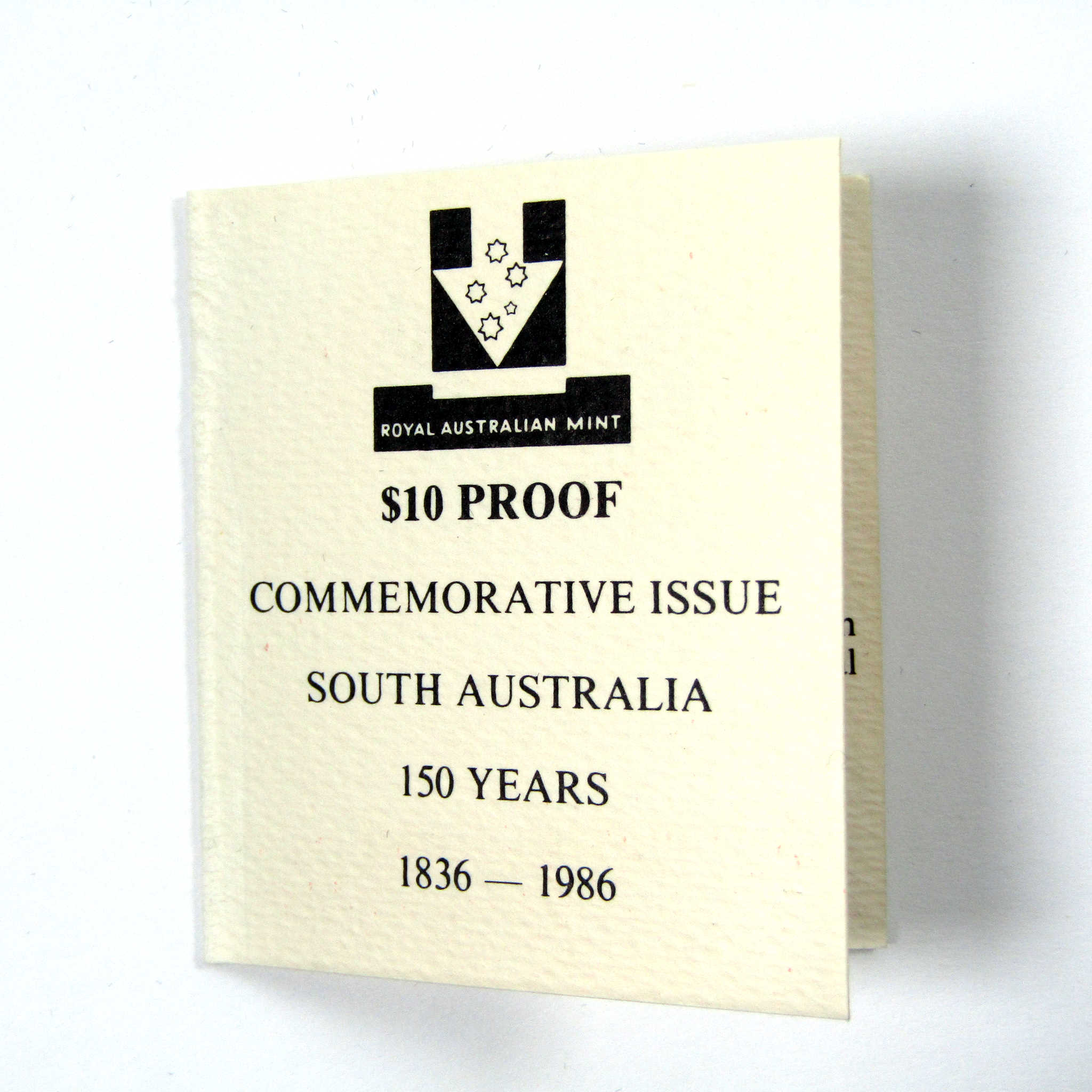 1986 Australian South Australia Commemorative OGP COA SKU:CPC4404