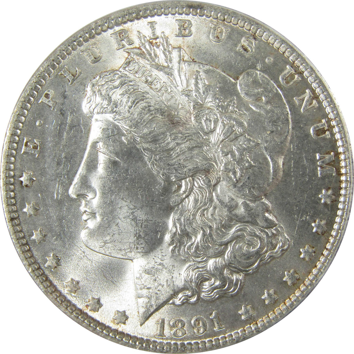 1891 Morgan Silver Dollar MS 63 ANACS Uncirculated $1 Coin SKU:I27985 - Morgan coin - Morgan silver dollar - Morgan silver dollar for sale - Profile Coins &amp; Collectibles