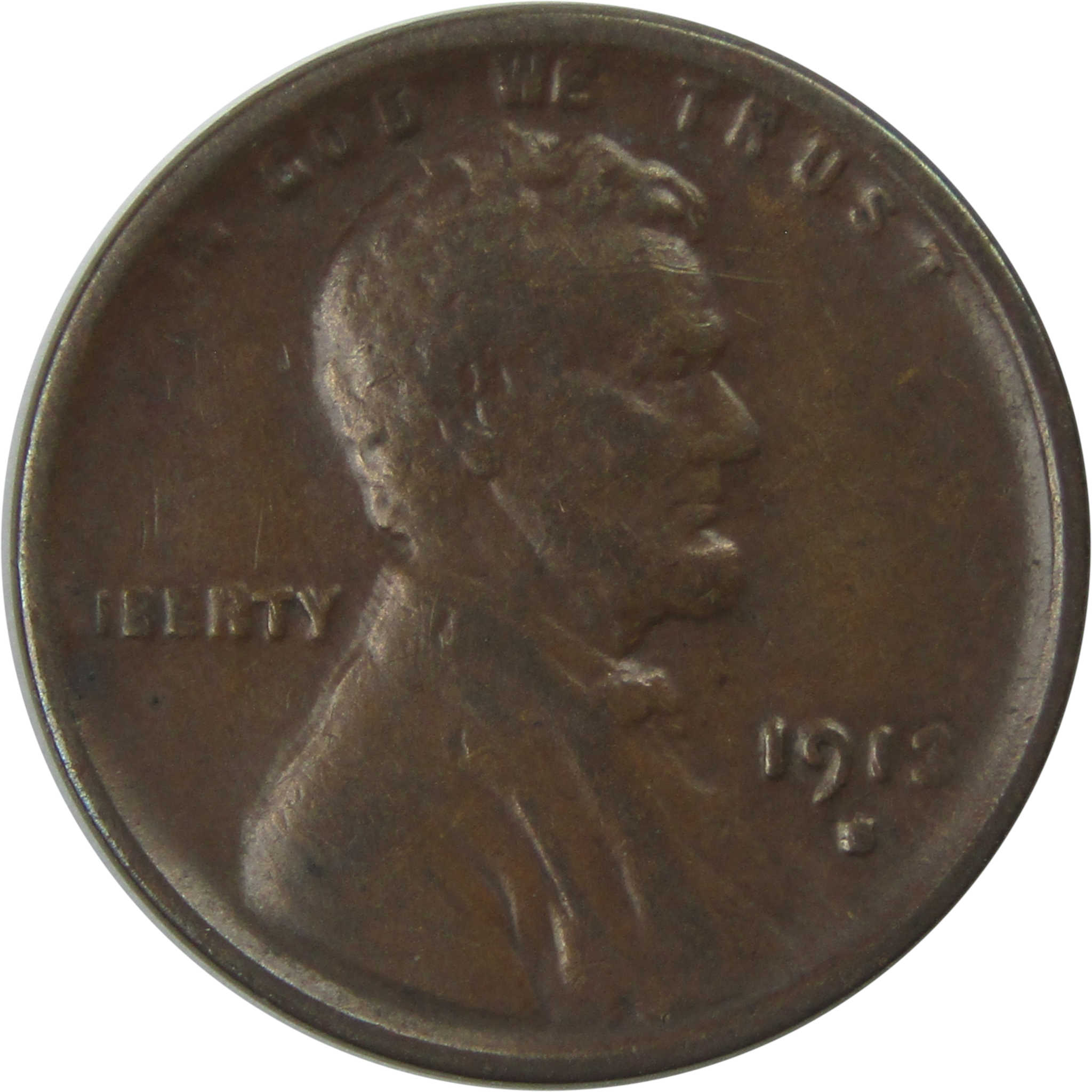 1913 S Lincoln Wheat Cent VF Very Fine Penny 1c Coin SKU:I15275