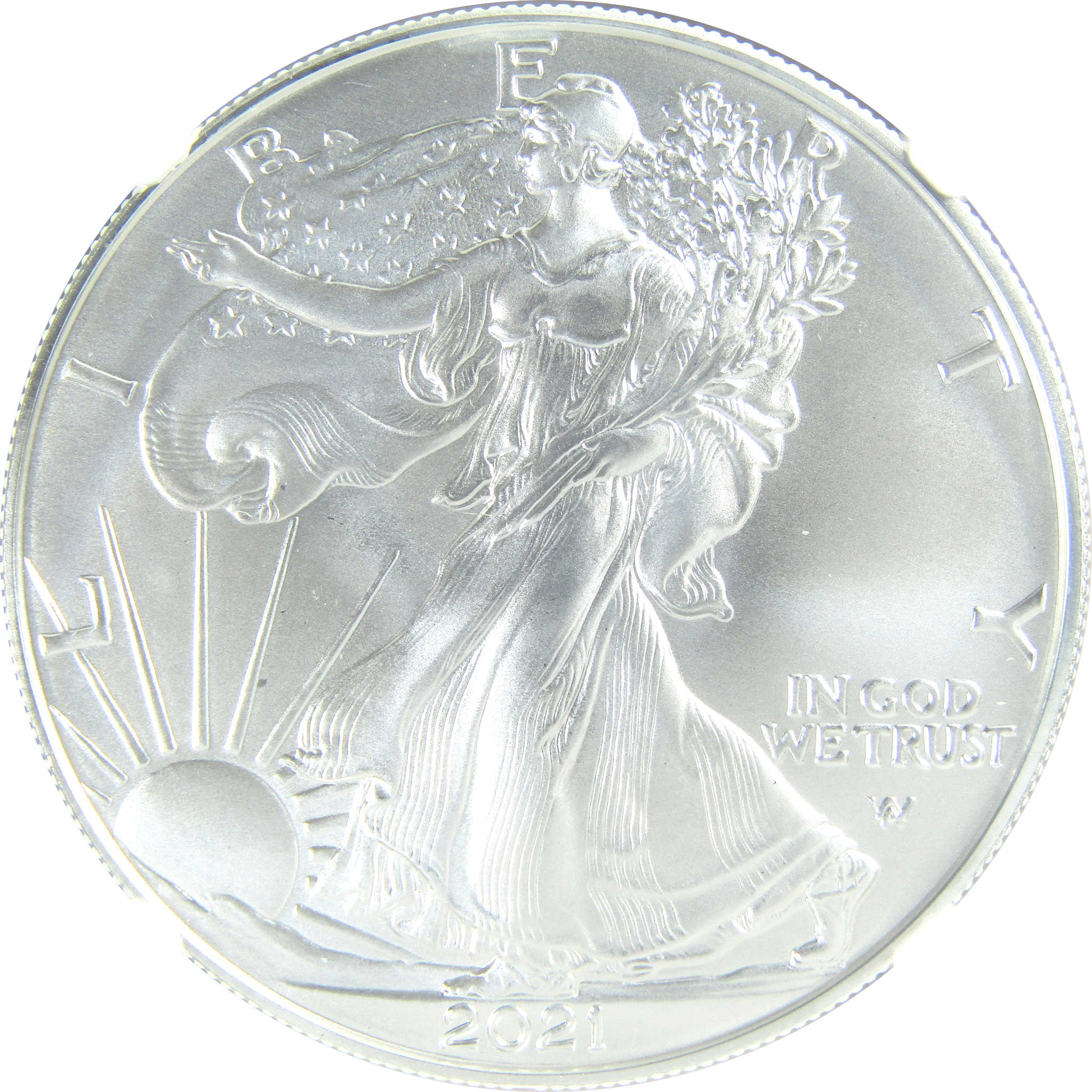 2021 W Type 2 American Silver Eagle MS70 NGC Early Release SKU:CPC9542