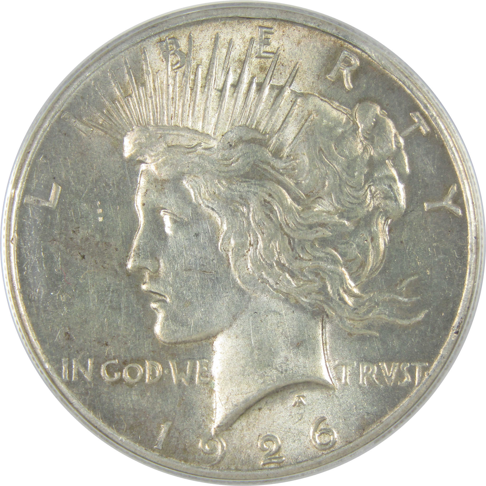 1926 Peace Dollar MS 61 ANACS Silver $1 Uncirculated Coin SKU:I16389