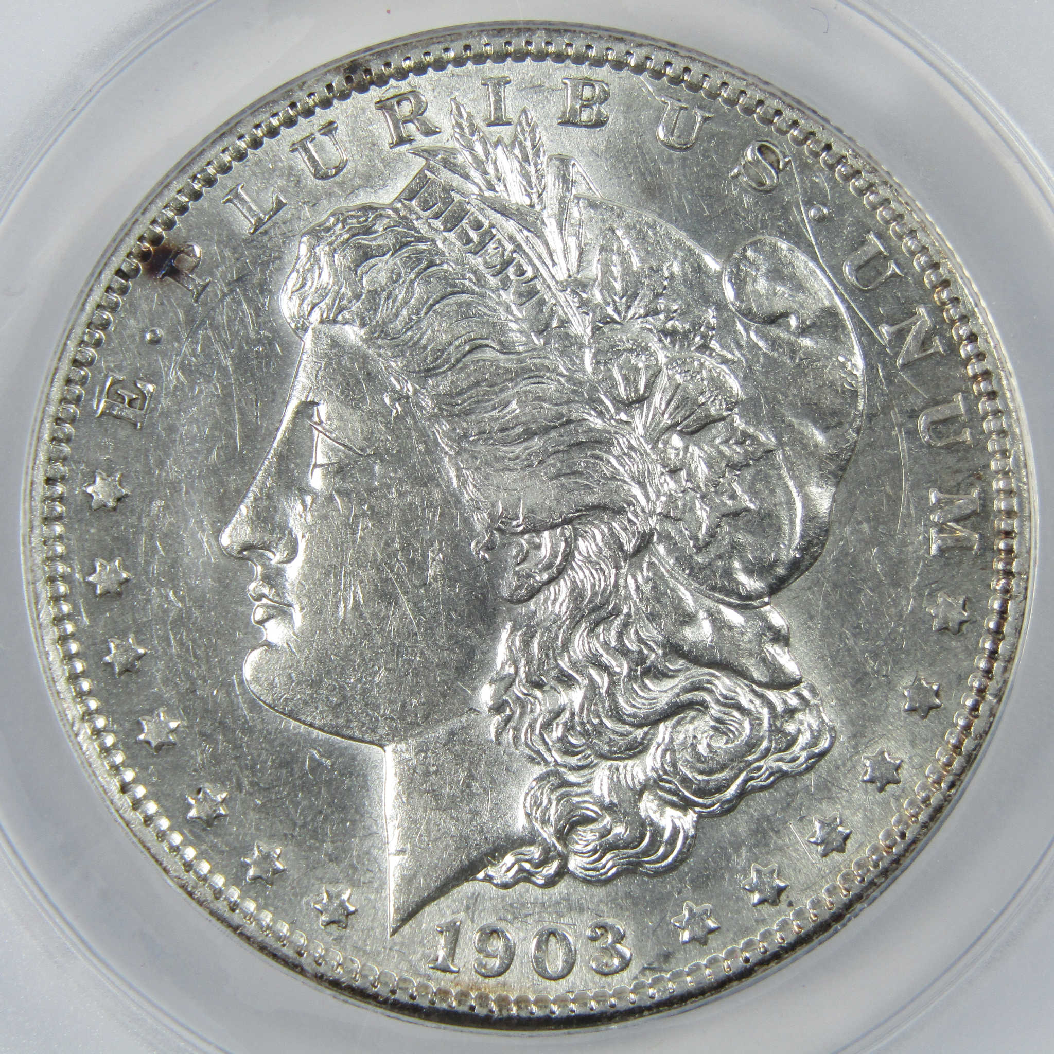 1903 S Morgan Dollar AU 55 Details ANACS Silver $1 Coin SKU:CPC2720 - Morgan coin - Morgan silver dollar - Morgan silver dollar for sale - Profile Coins &amp; Collectibles